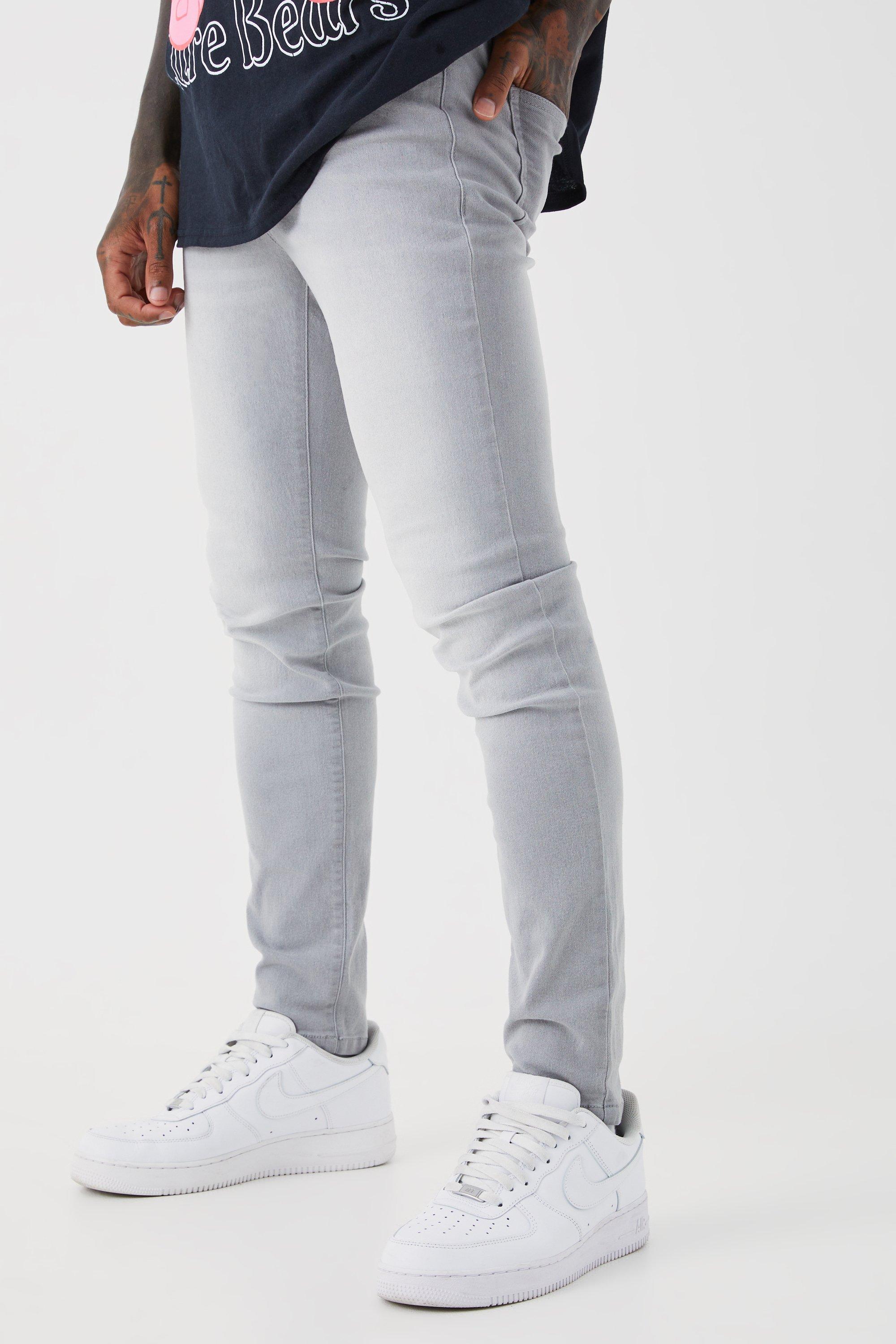 Image of Jeans Skinny Fit in Stretch, Grigio