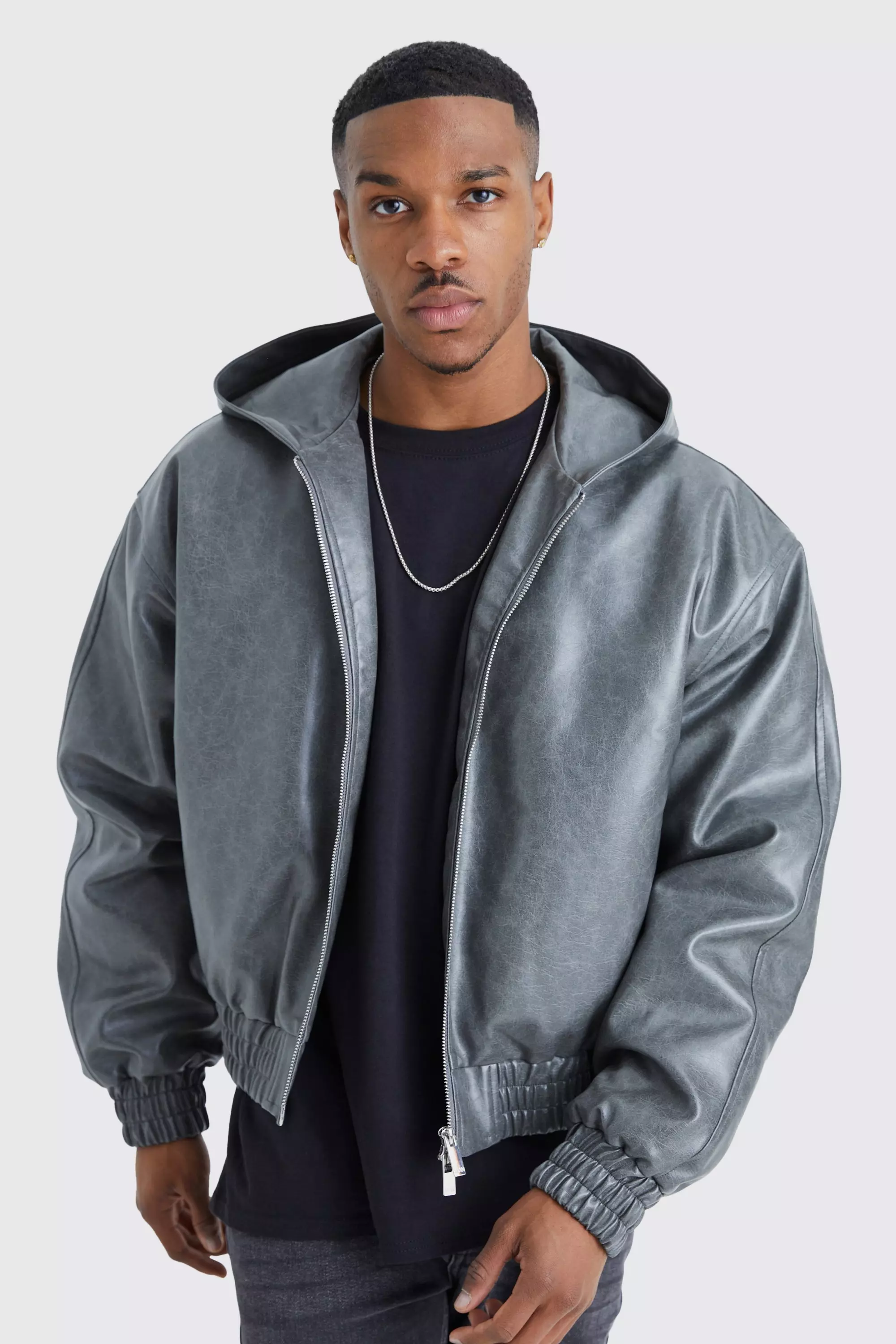 Mens 2024 hooded bomber