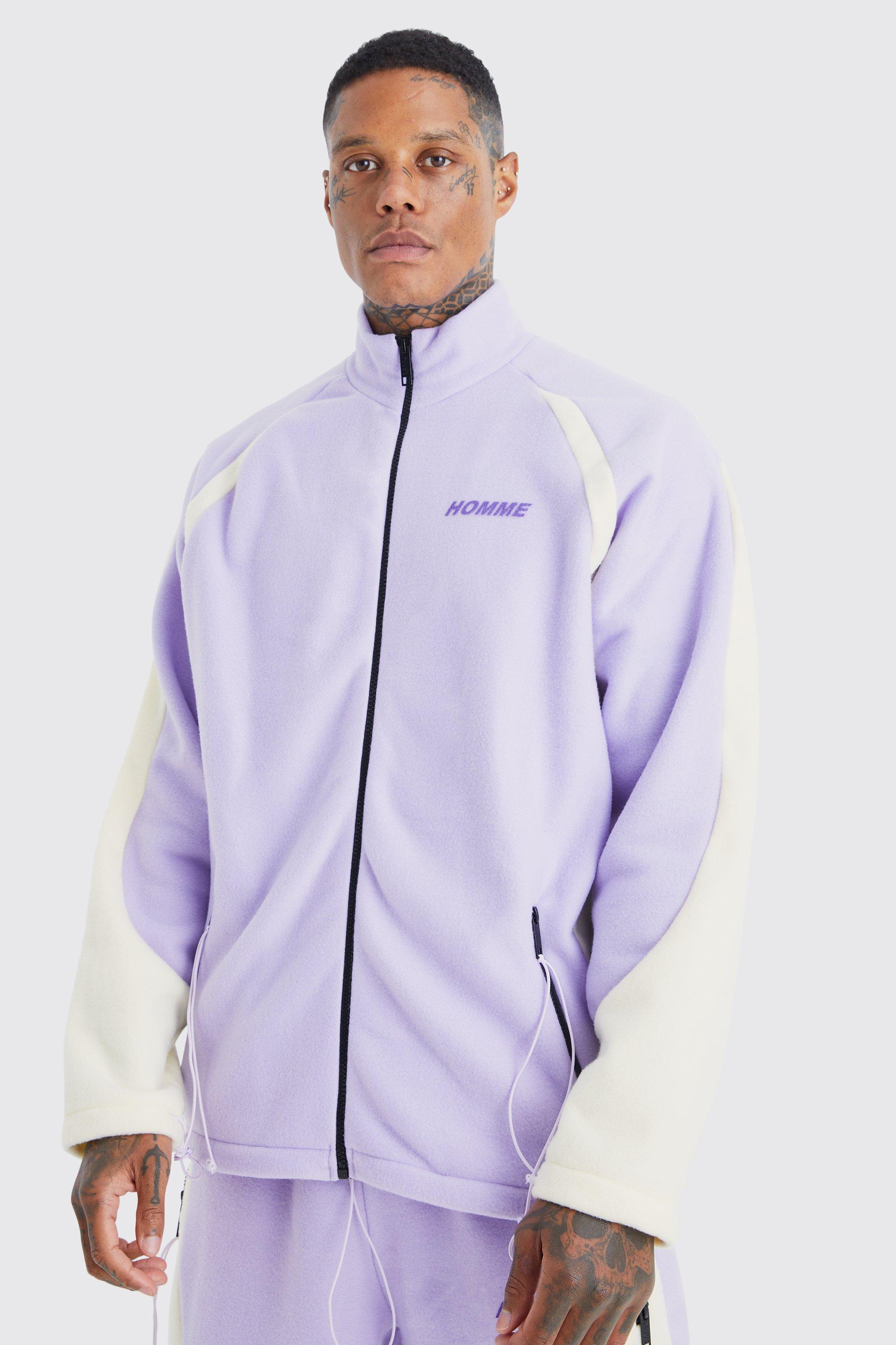 Purple hot sale track top