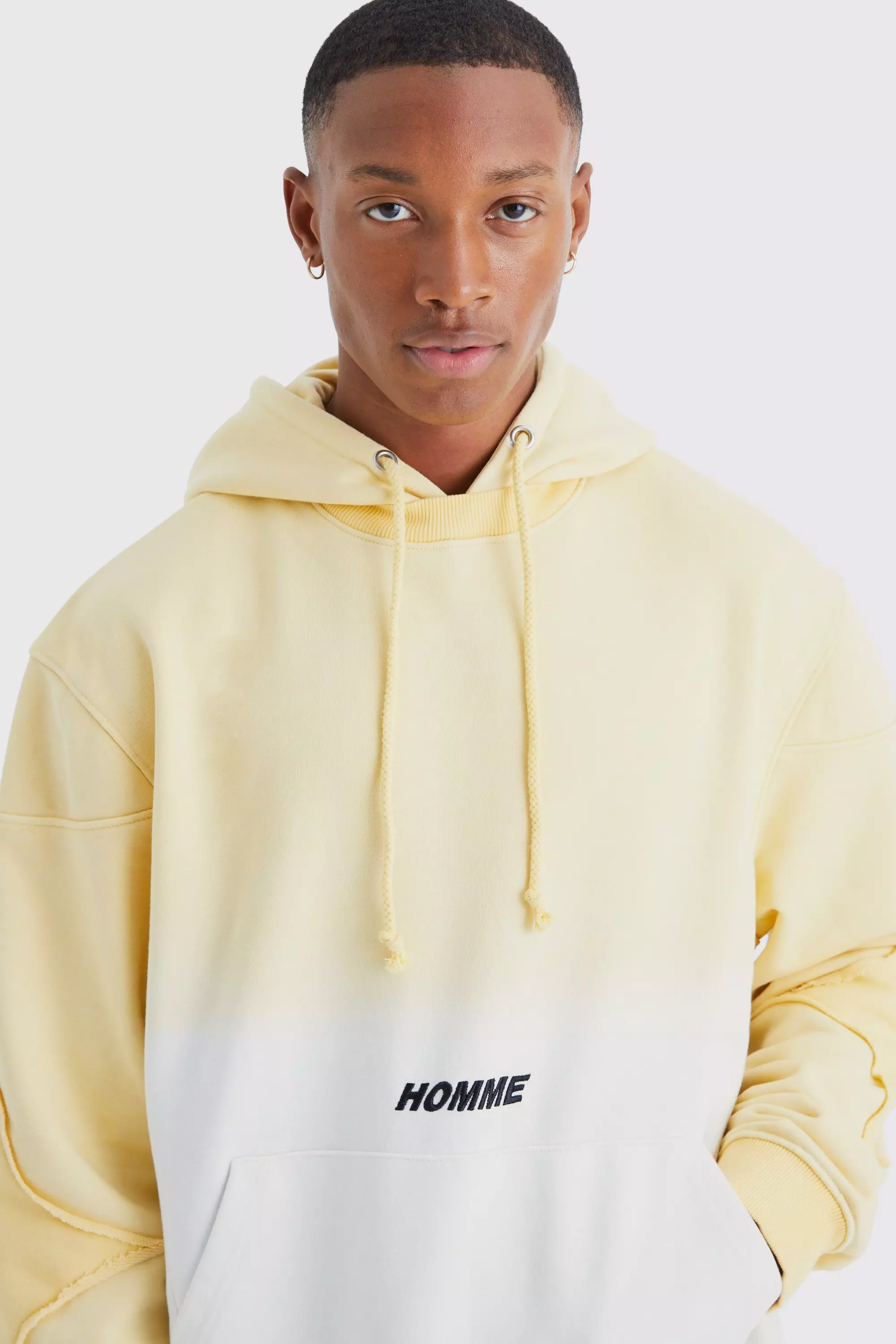 Yellow clearance oversized hoodie