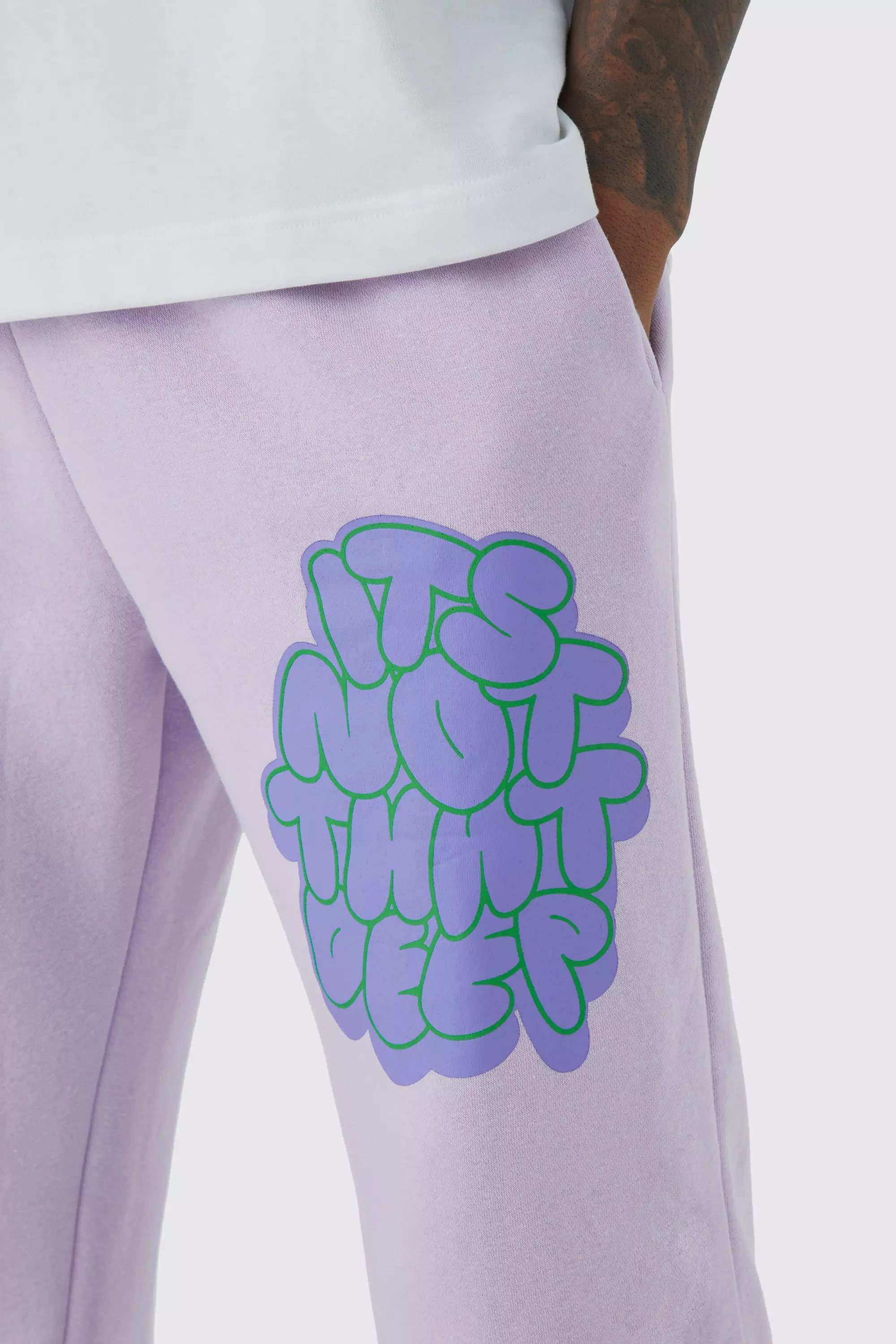 Staycoolnyc airbrushed birthday sweatpants sale