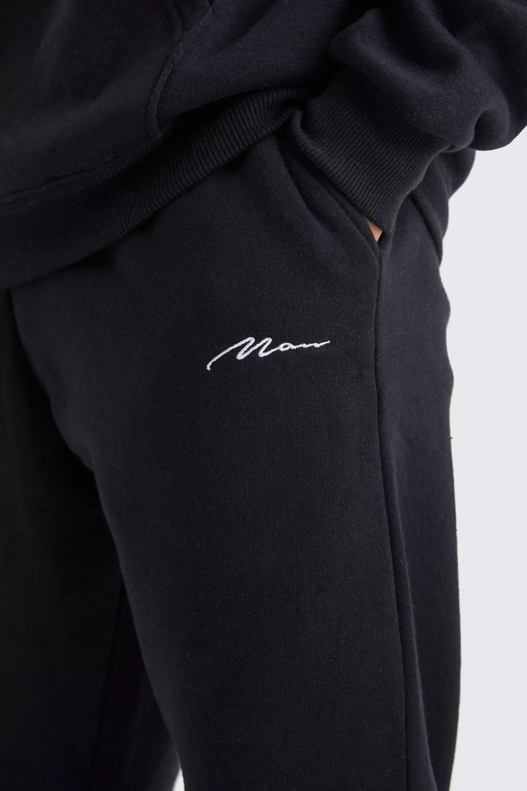 Boohooman discount signature joggers