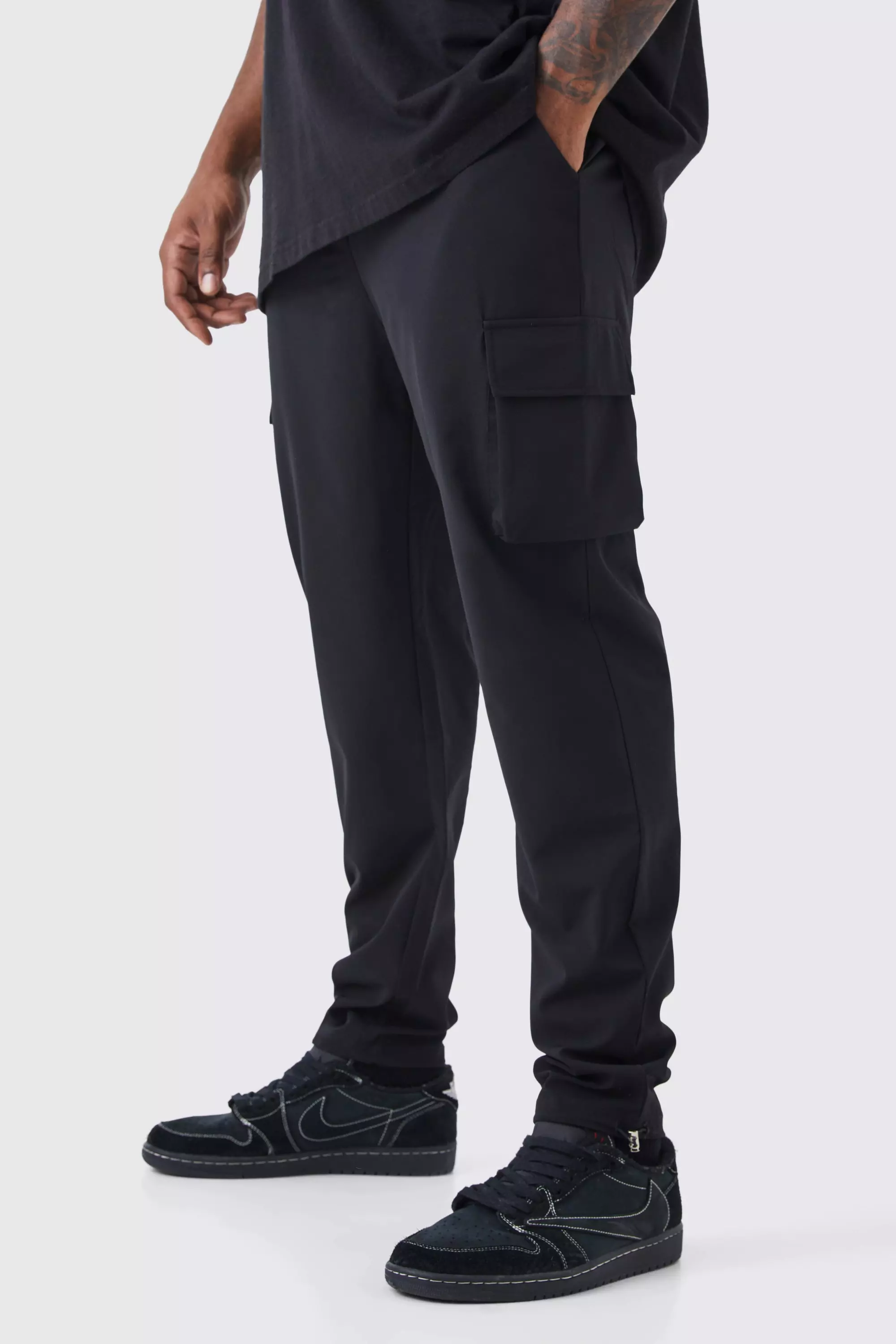 Mens lightweight hot sale cargo trousers