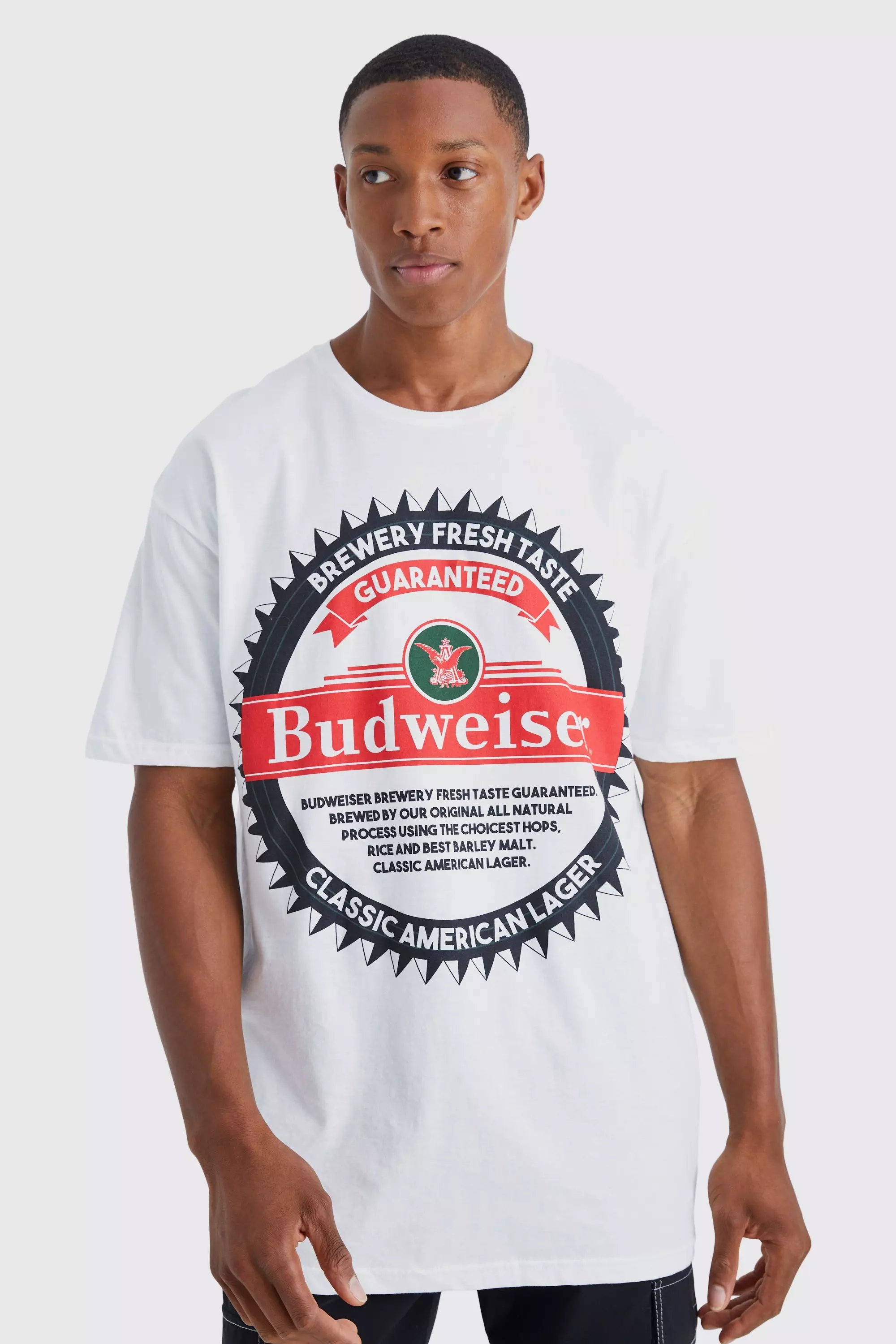 Budweiser t shirt mens sale