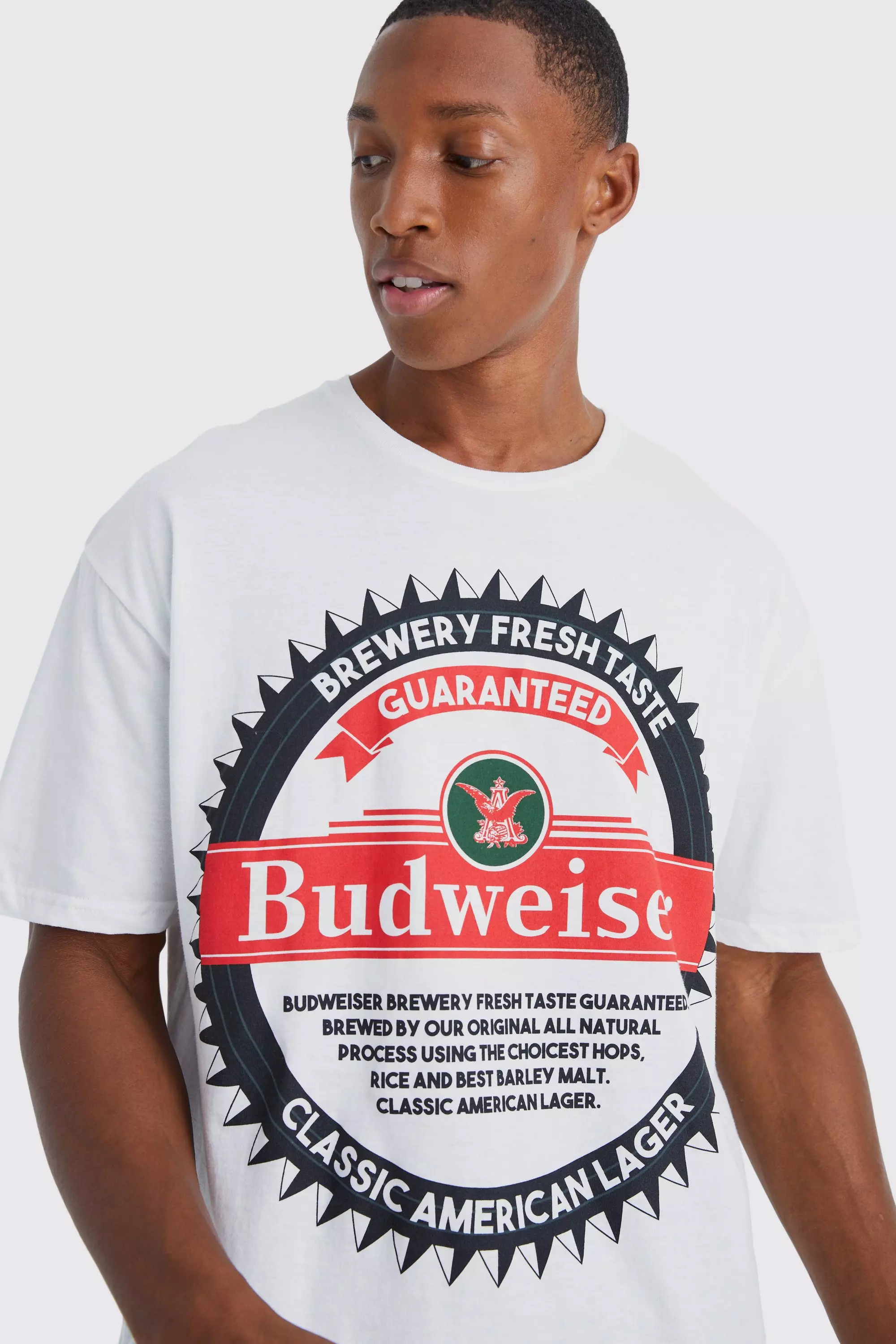 Budweiser t shirt clearance mens