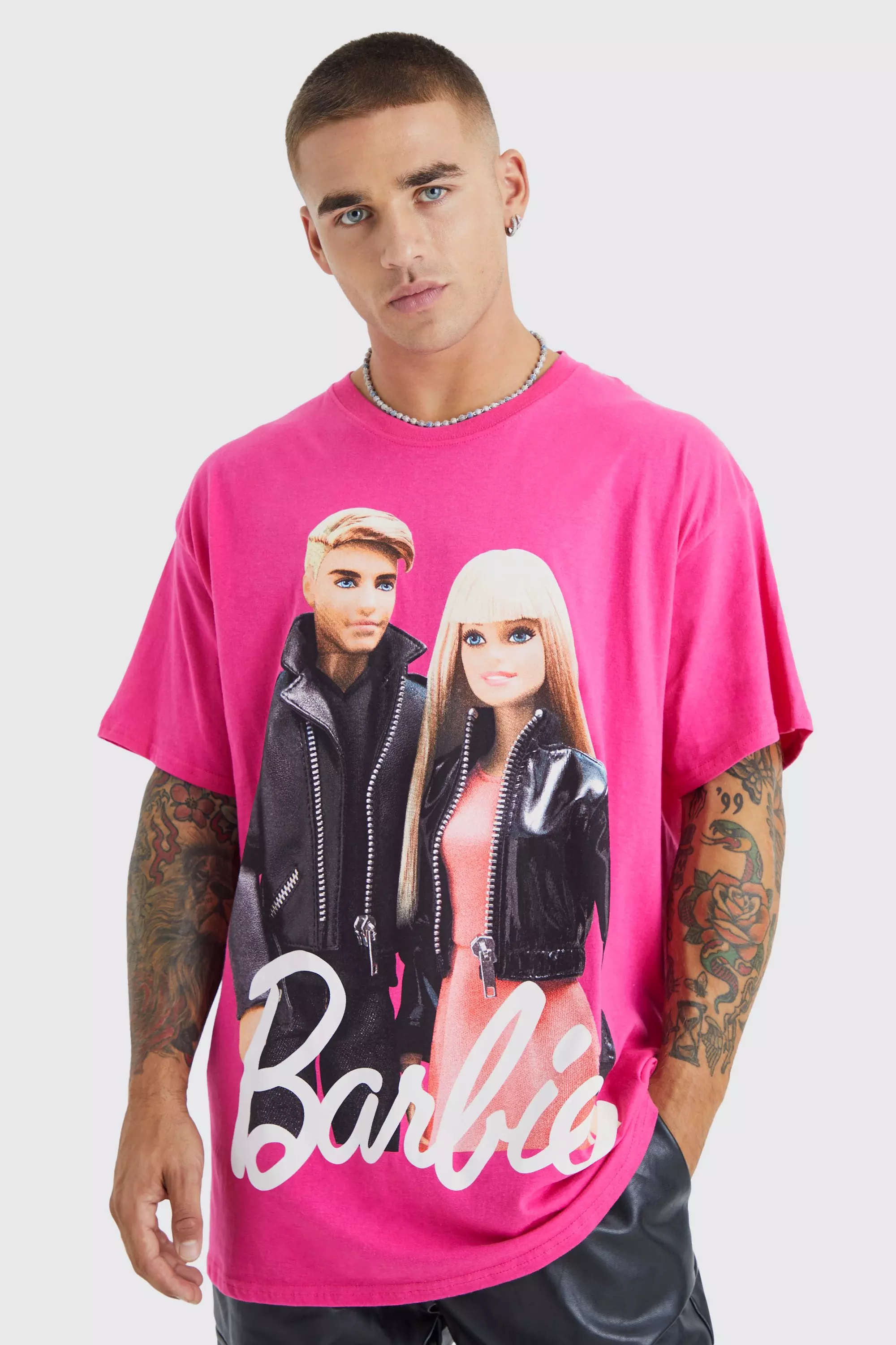 Barbie Oversize T-Shirt mit lizenziertem Print
