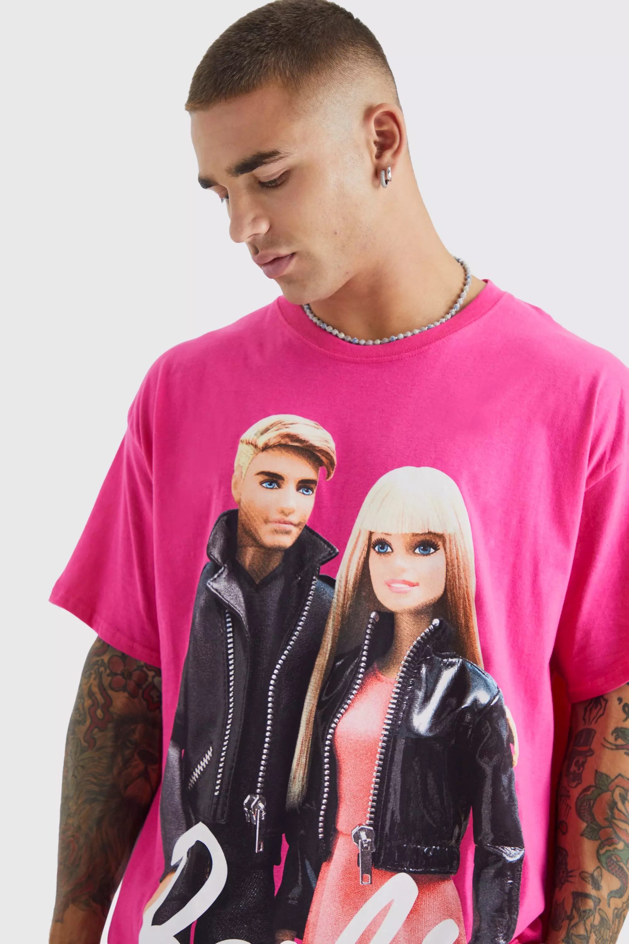 Barbie Oversize T-Shirt mit lizenziertem Print