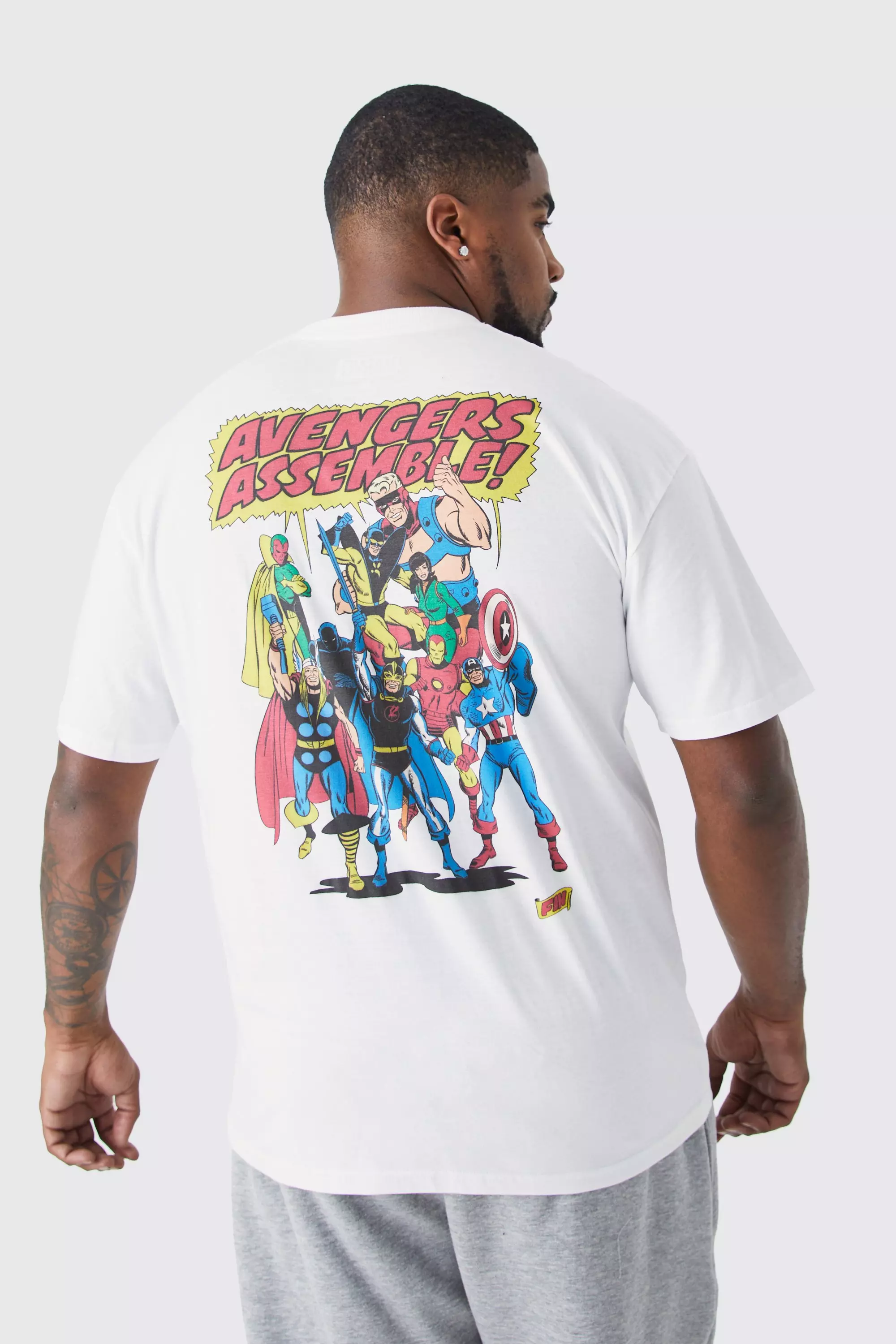 Avengers t cheap shirt white