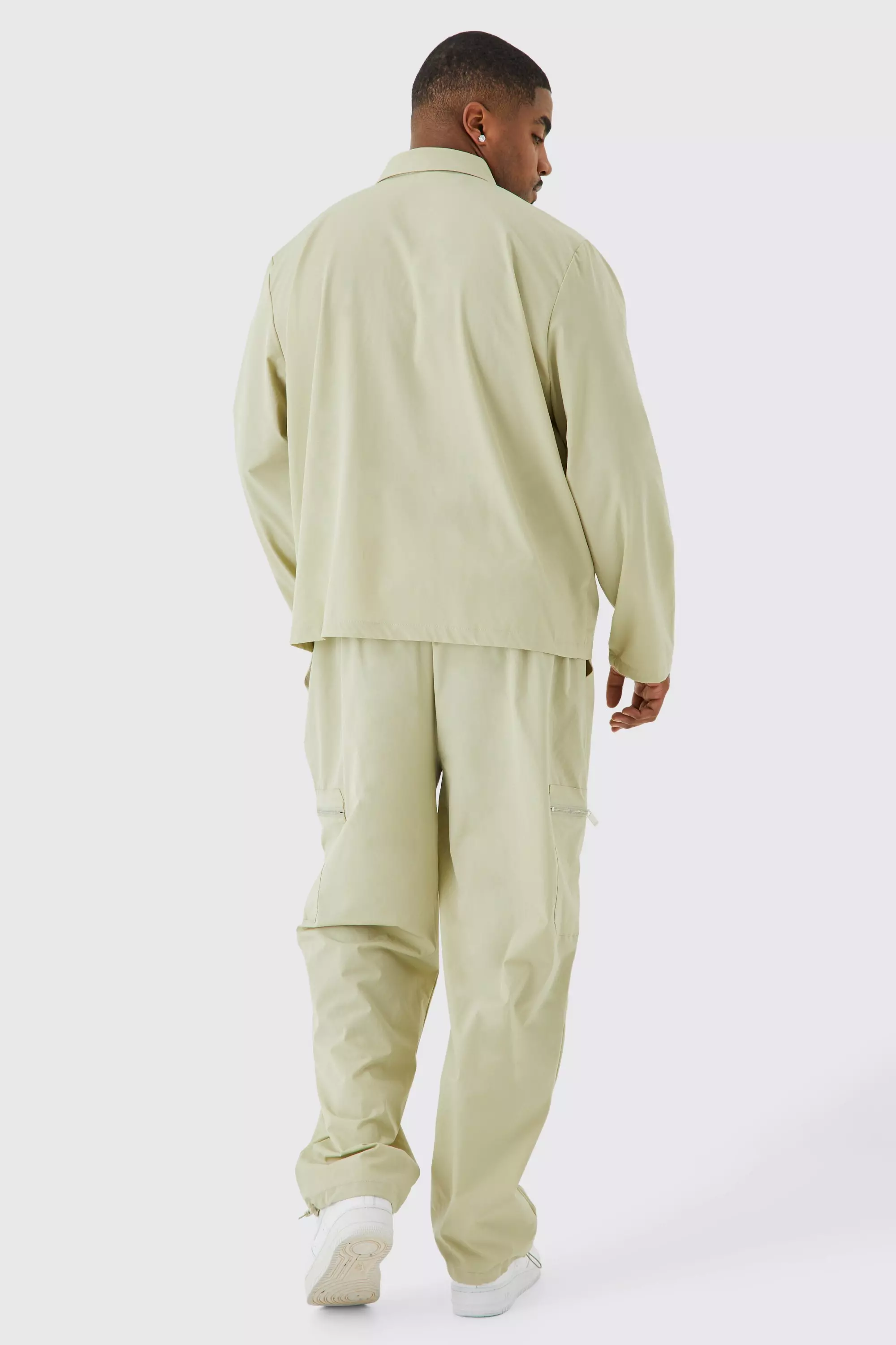 Plus Elasticated Waist Cargo Trouser