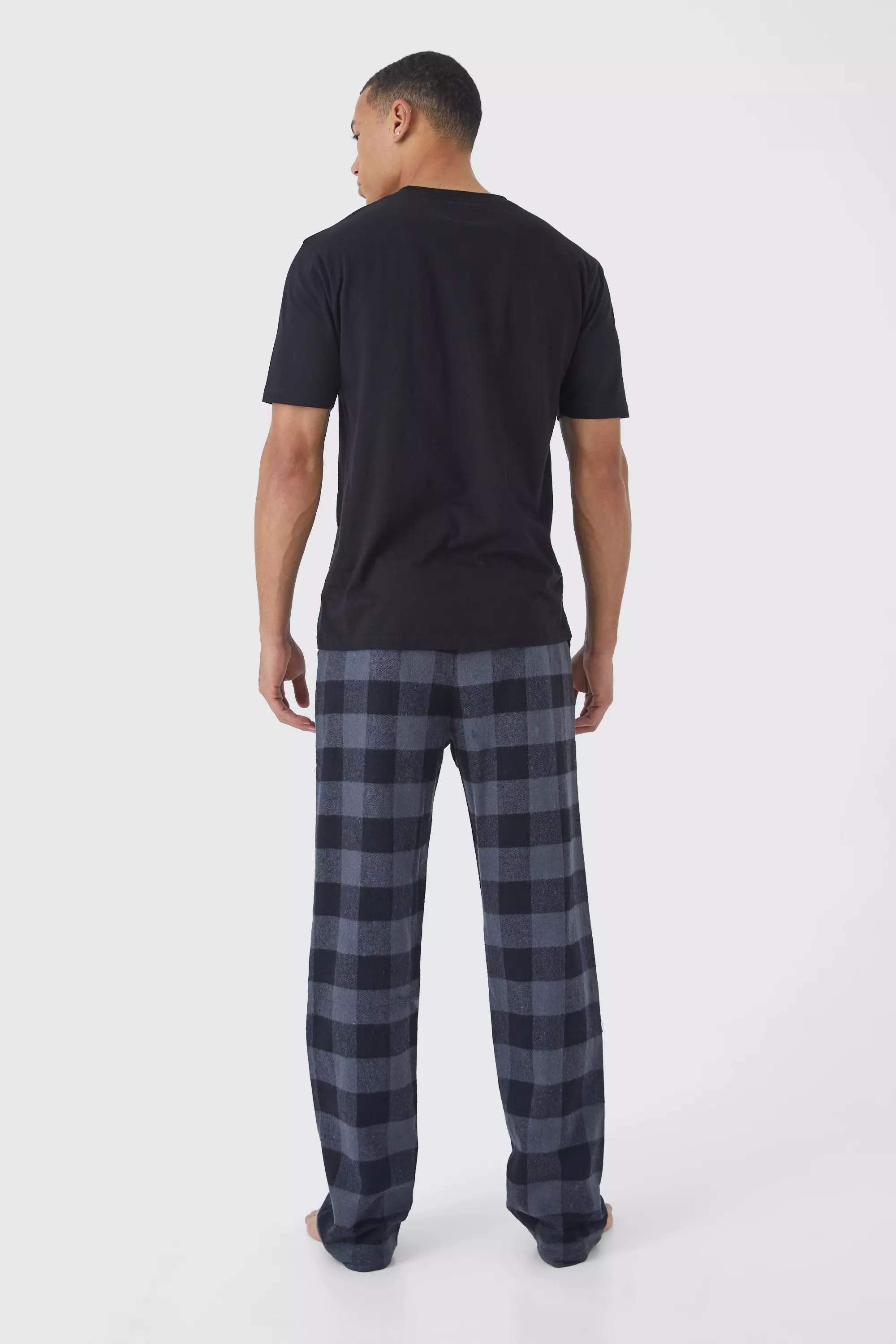 Tall Woven Check Loungewear Pants