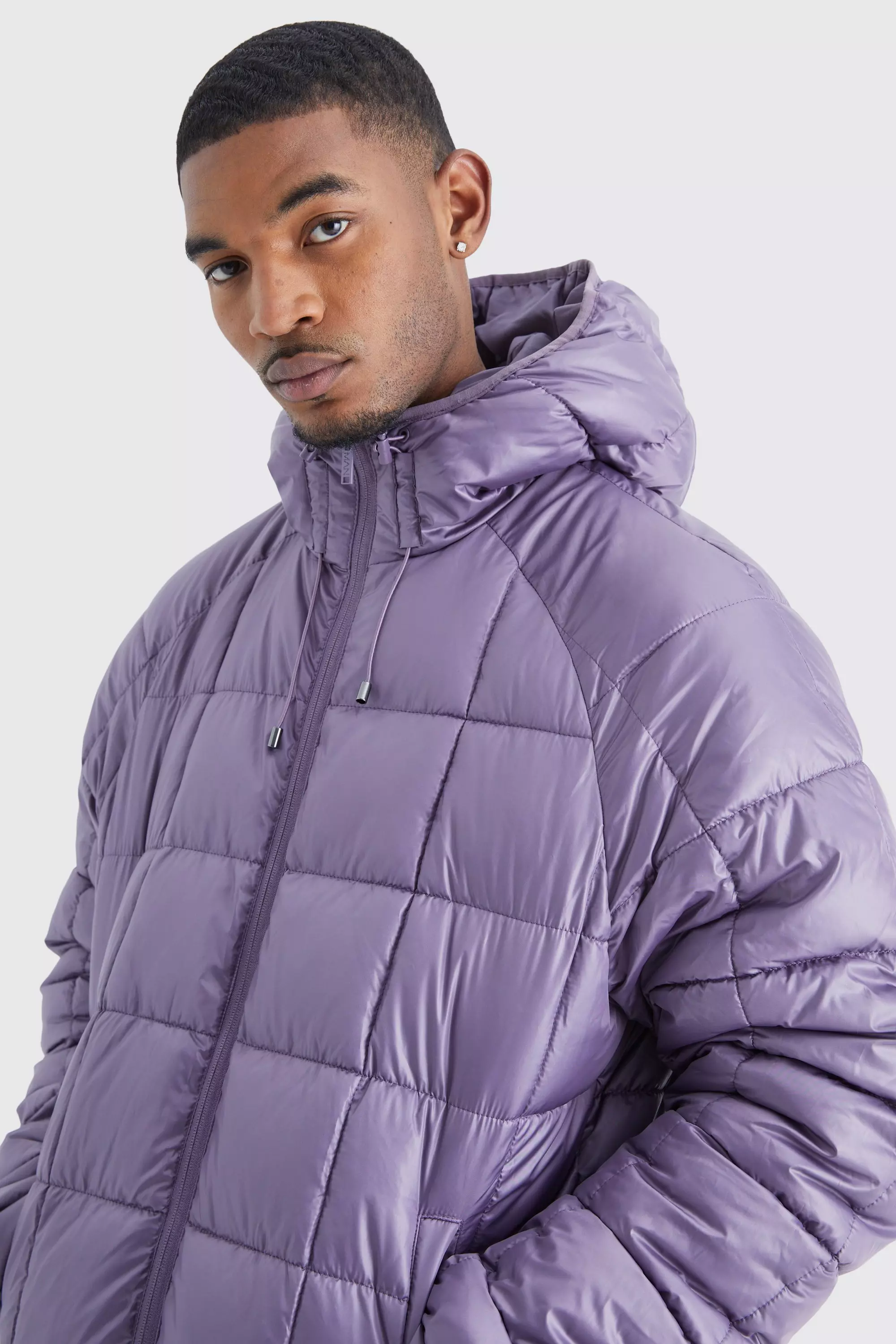 Square quilted outlet jacket