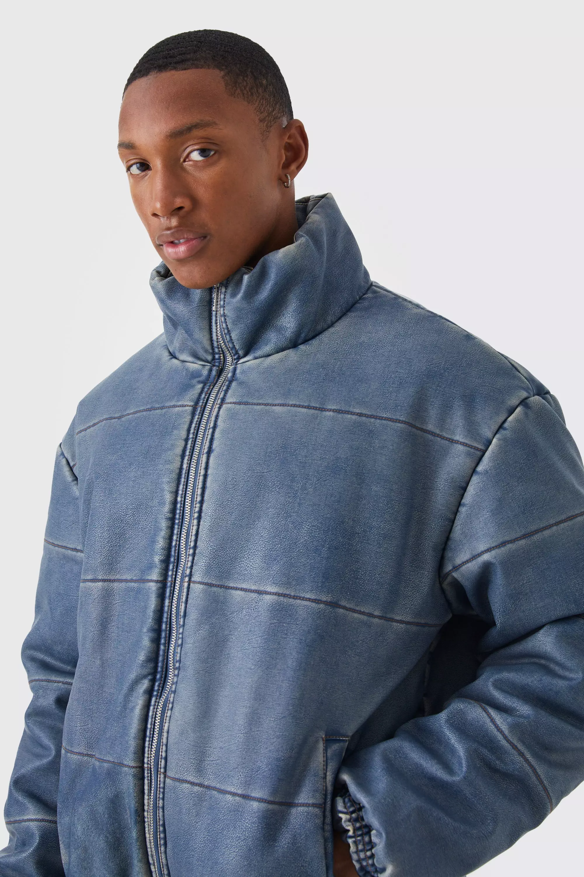 American eagle denim 2025 puffer jacket