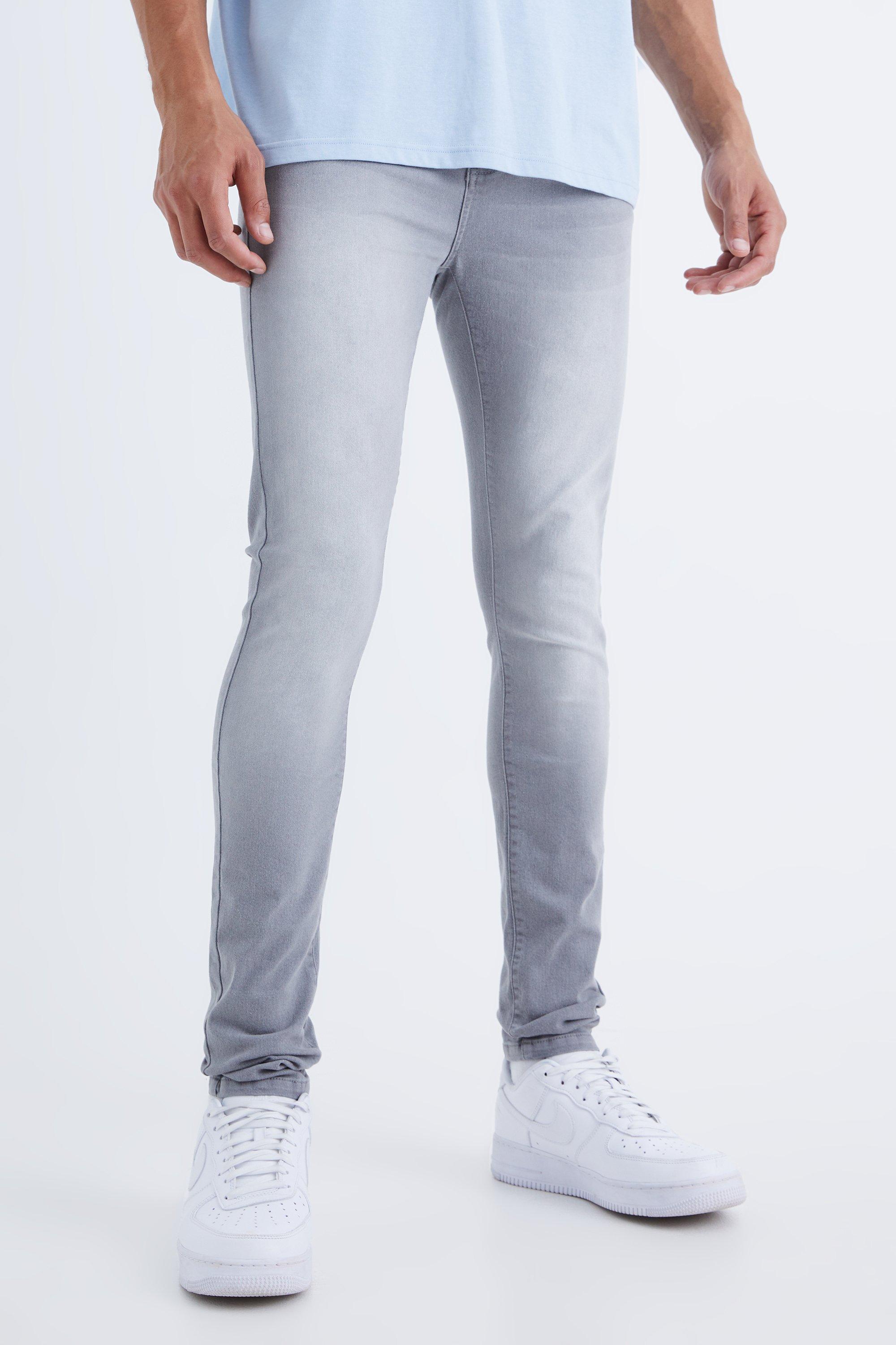 Image of Jeans Tall Super Skinny Fit in Stretch, Grigio