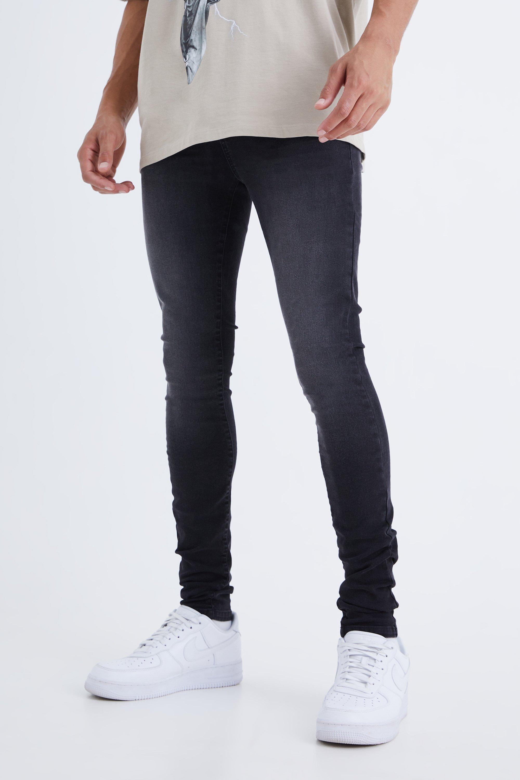 Jeans Tall Super Skinny Fit in Stretch, Nero