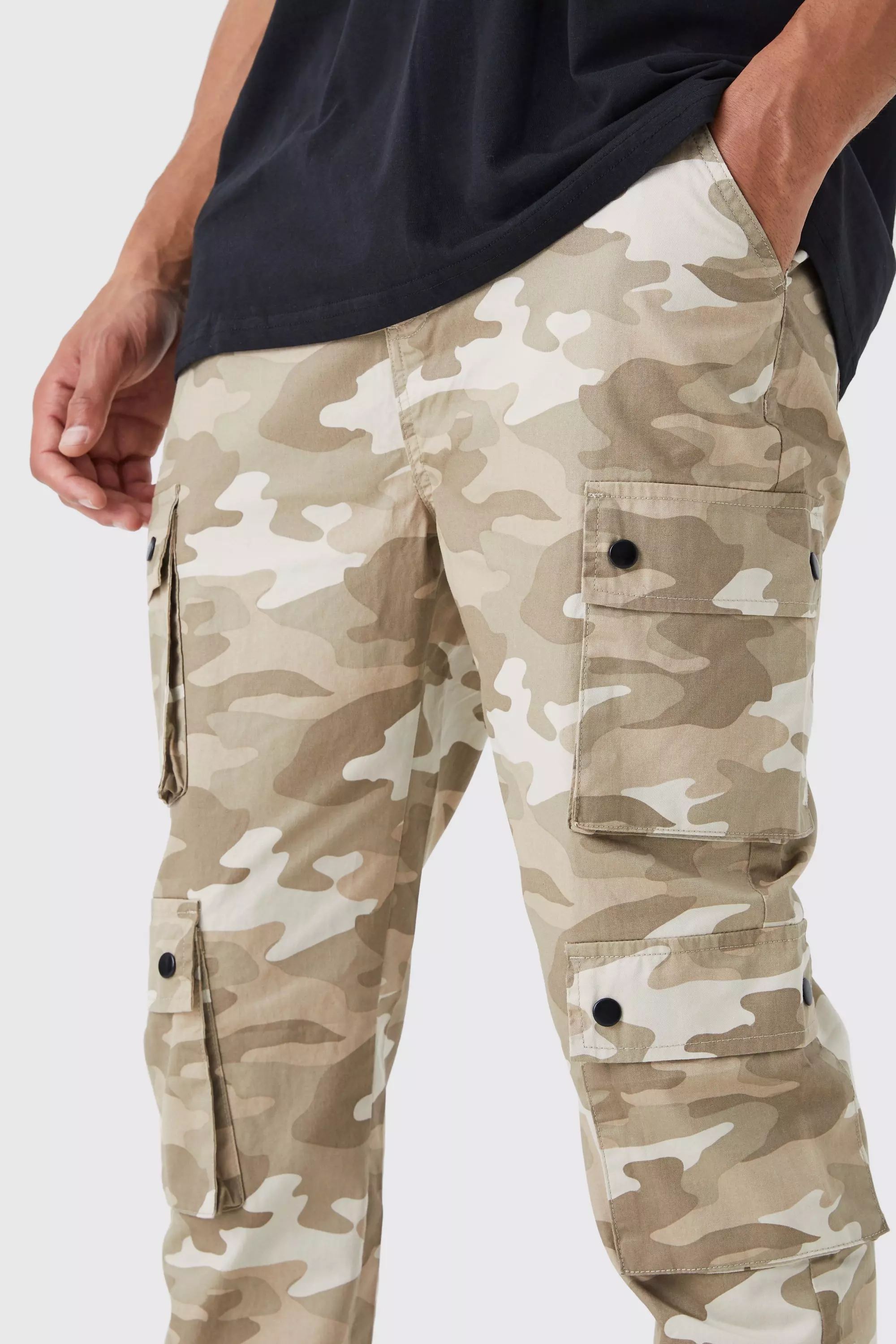 Slim fit army hot sale cargo pants