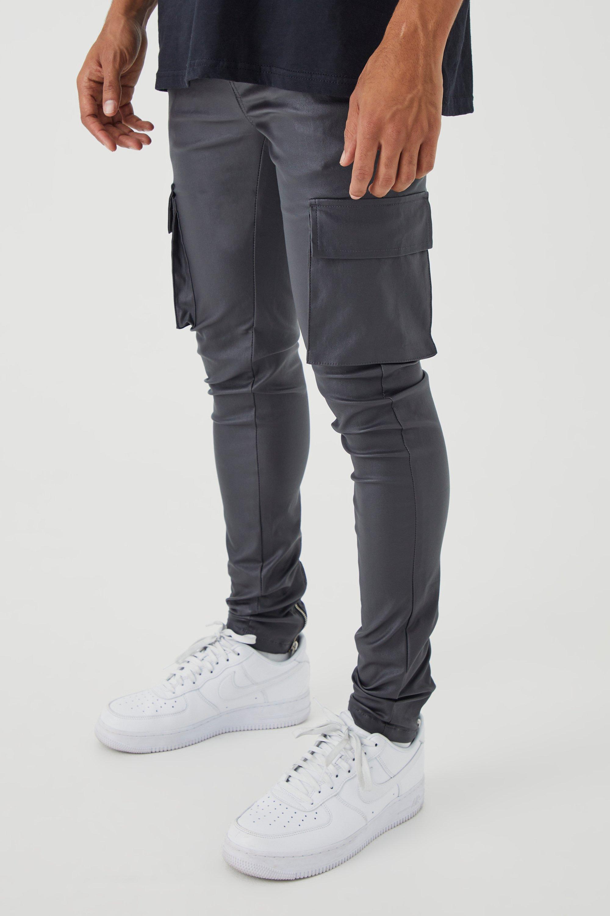 pantalon cargo skinny homme - gris - 30, gris