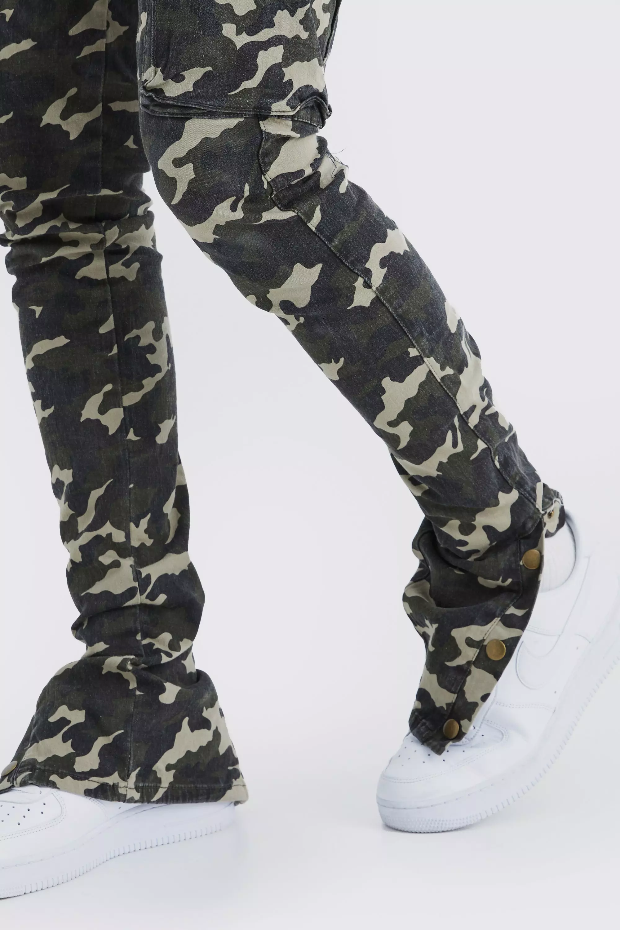 Men's camouflage hot sale skinny jeans