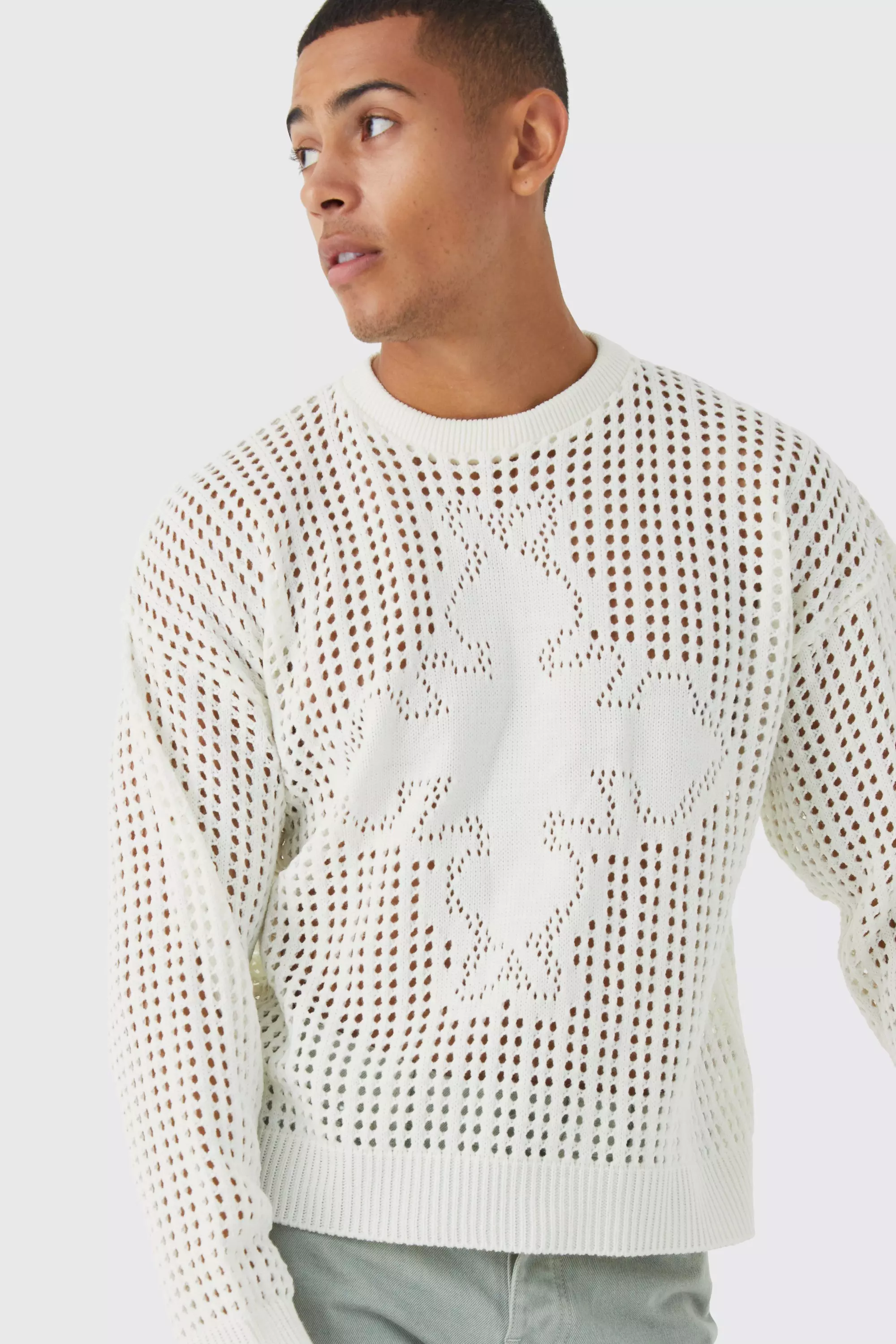 Cross neck sale jumper