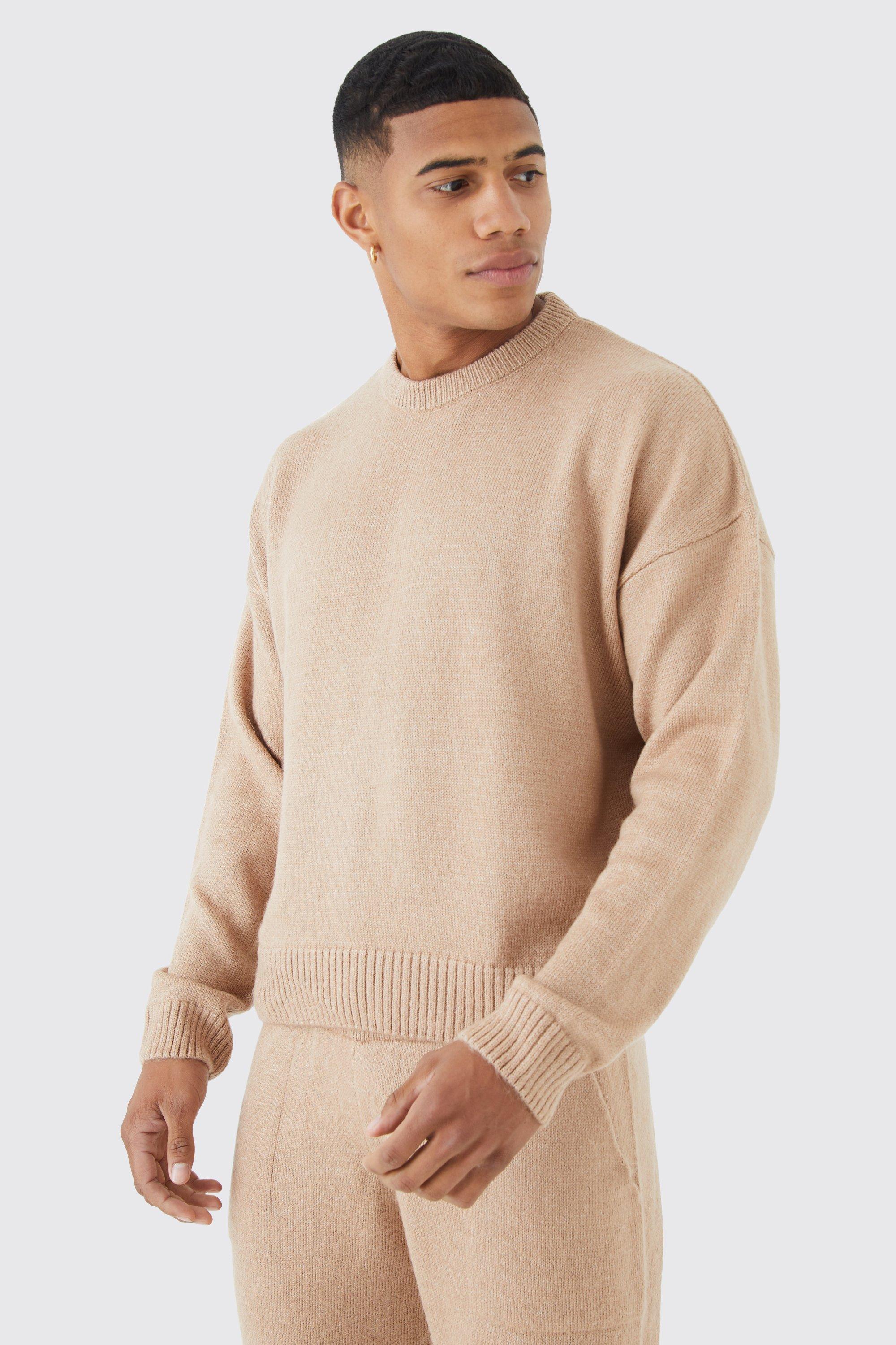 Oversized Cable Brushed Yarn Knitted Jumper