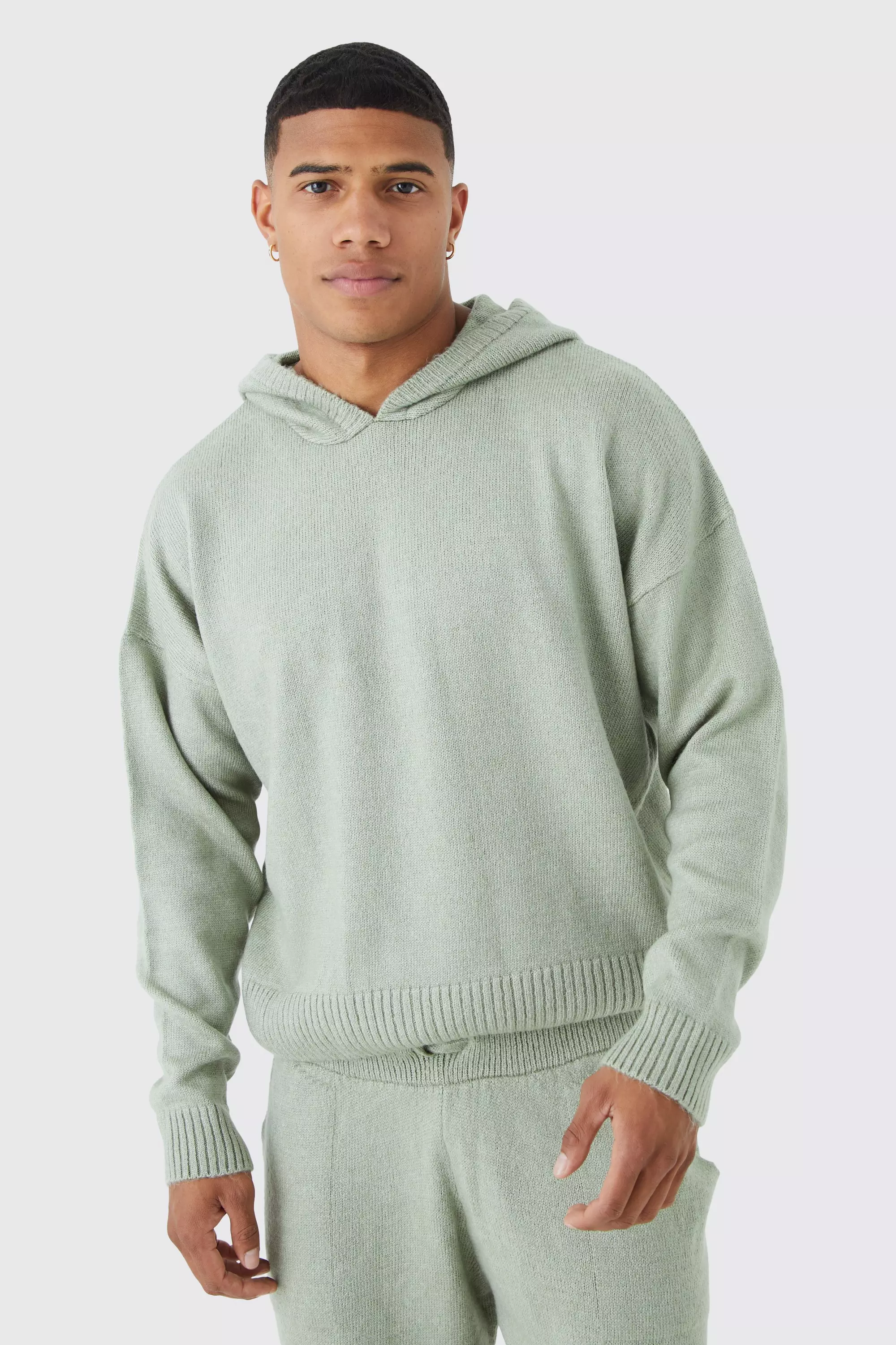 Light 2024 knitted hoodie