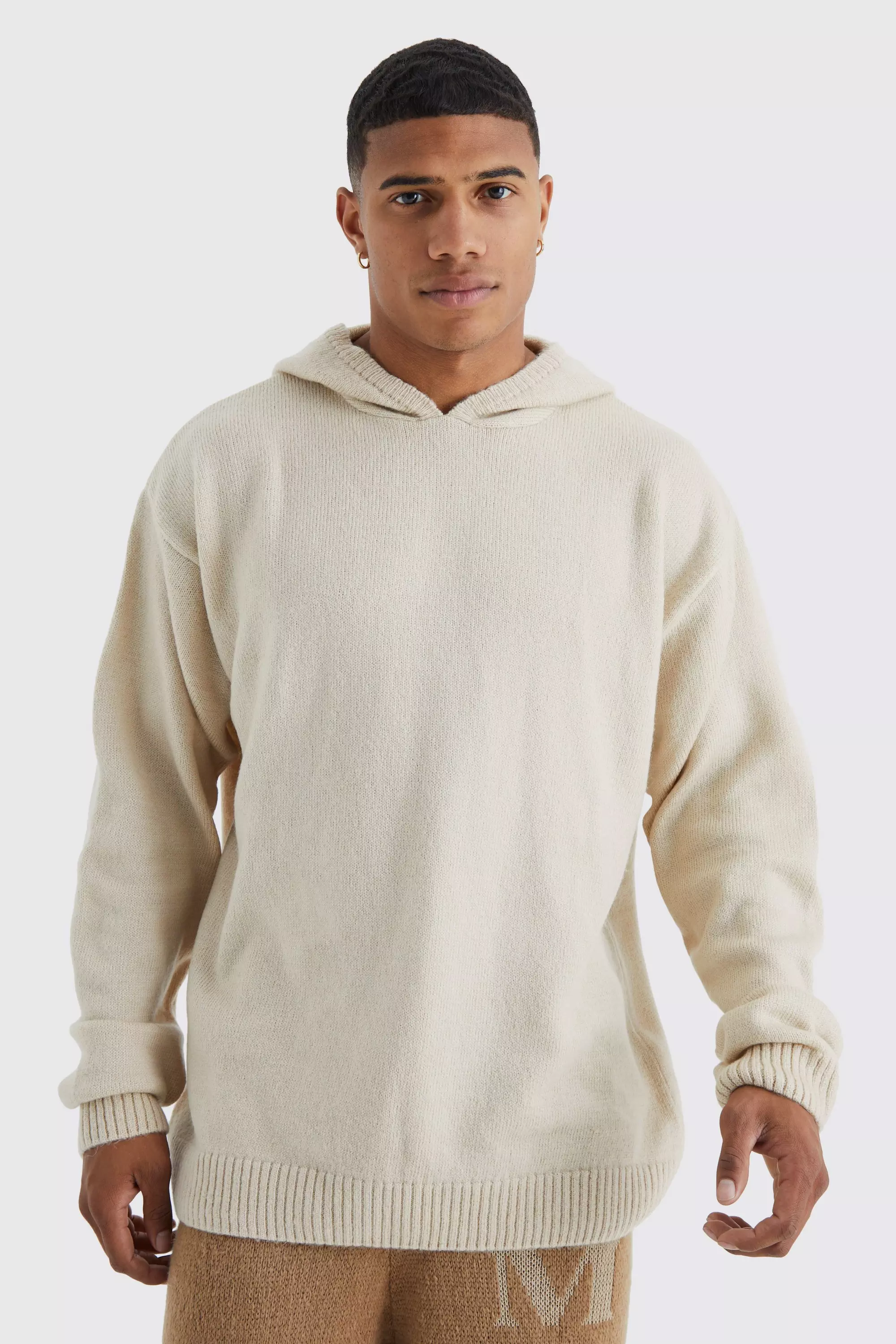 Knitted oversized hoodie new arrivals