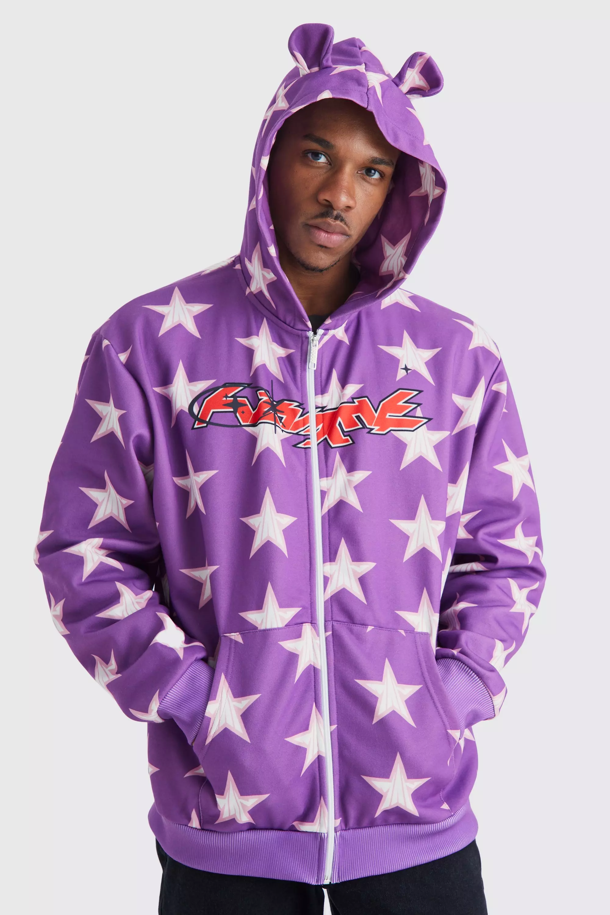 Purple best sale astroworld hoodie