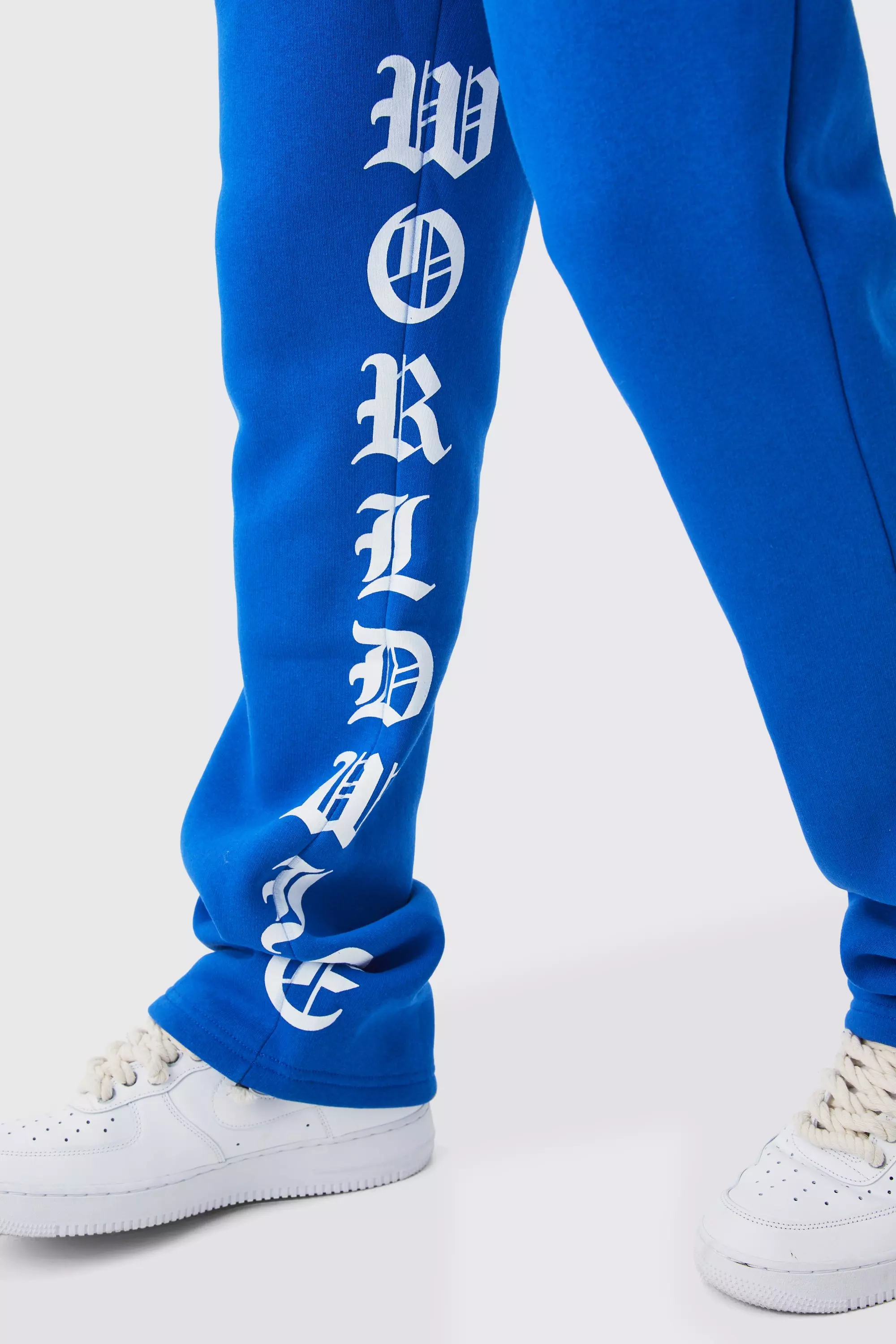 Custom Flare Pants Men's Flared Sweatpants Unisex Slim Fit