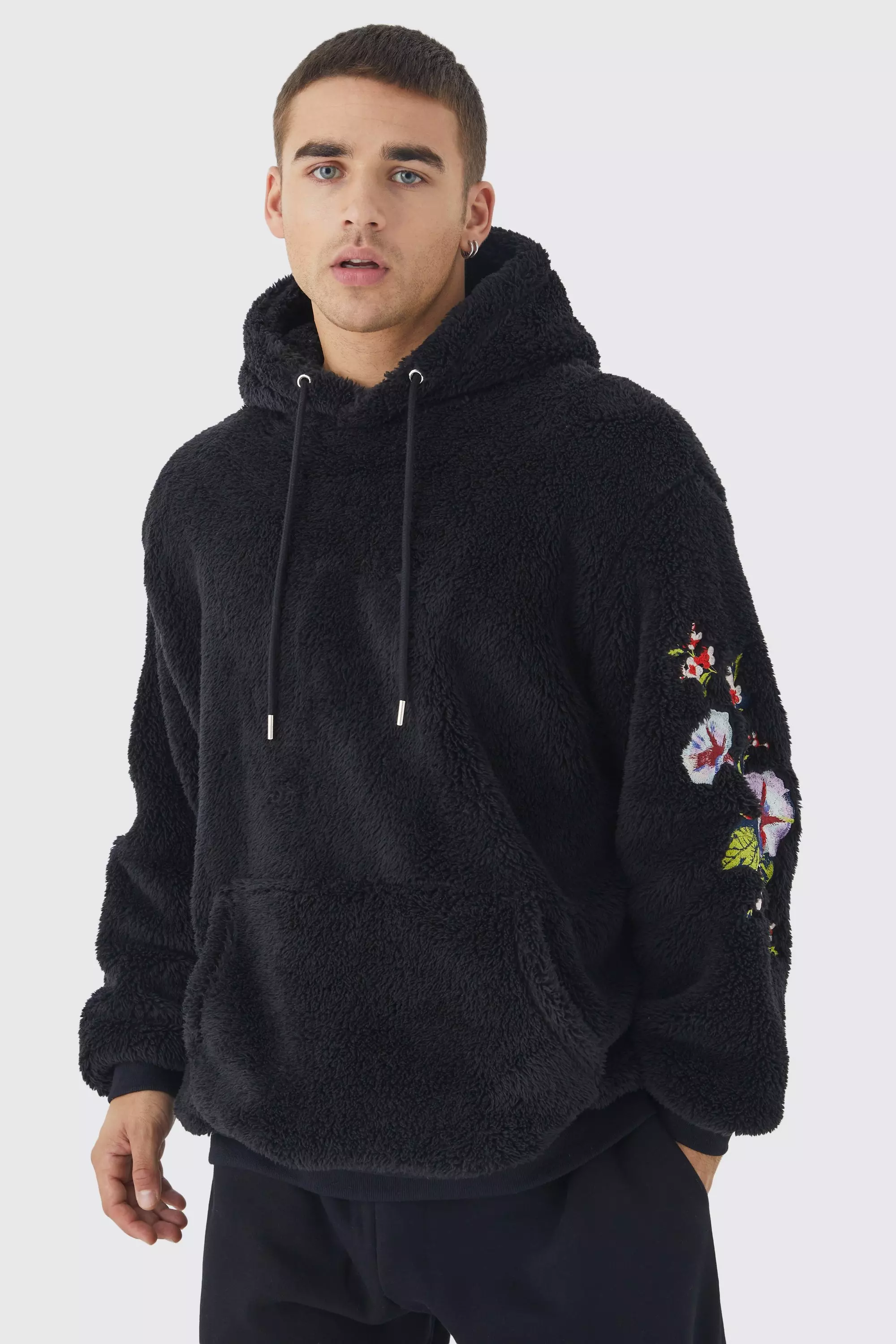 Black borg hoodie sale