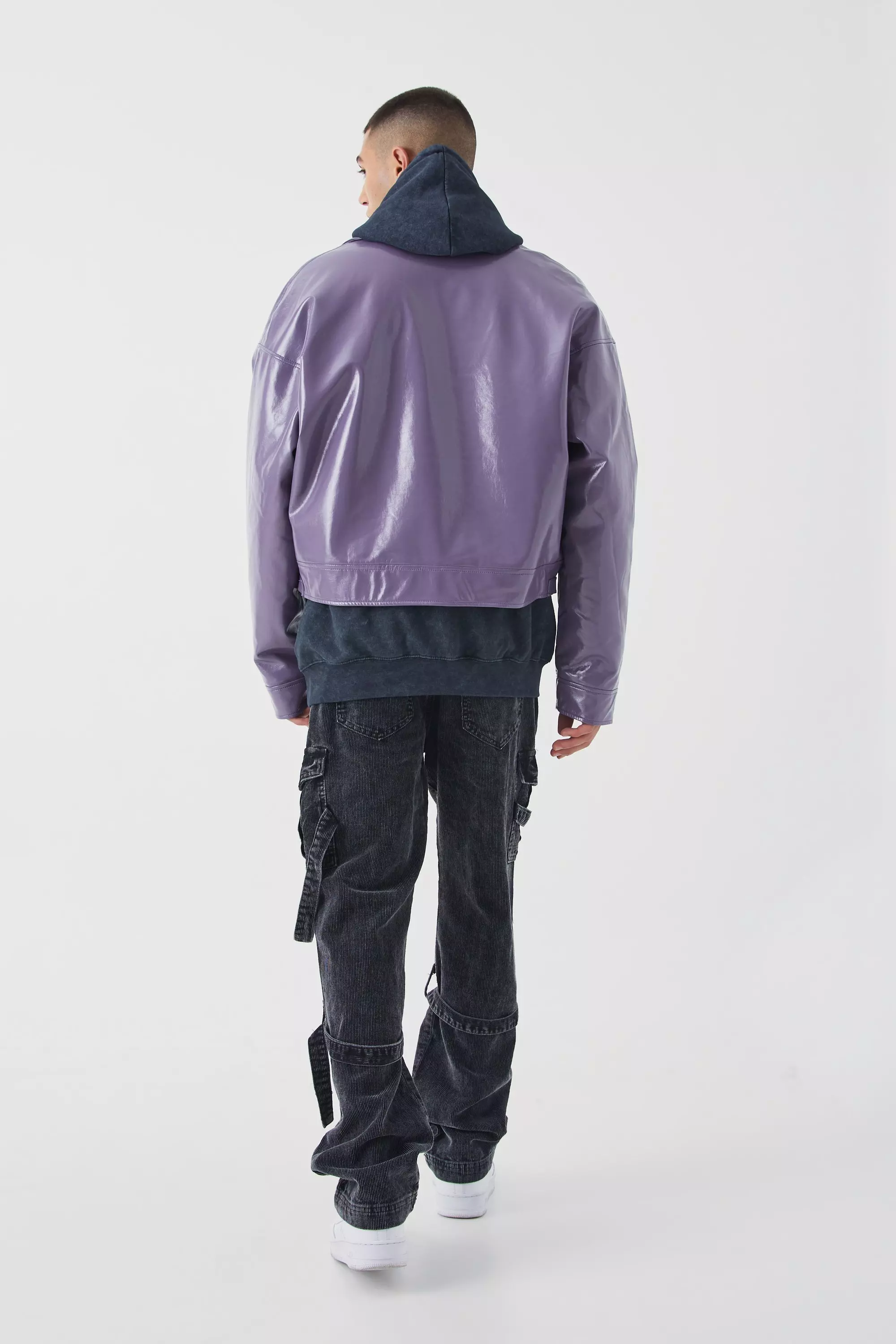 Purple hot sale harrington jacket