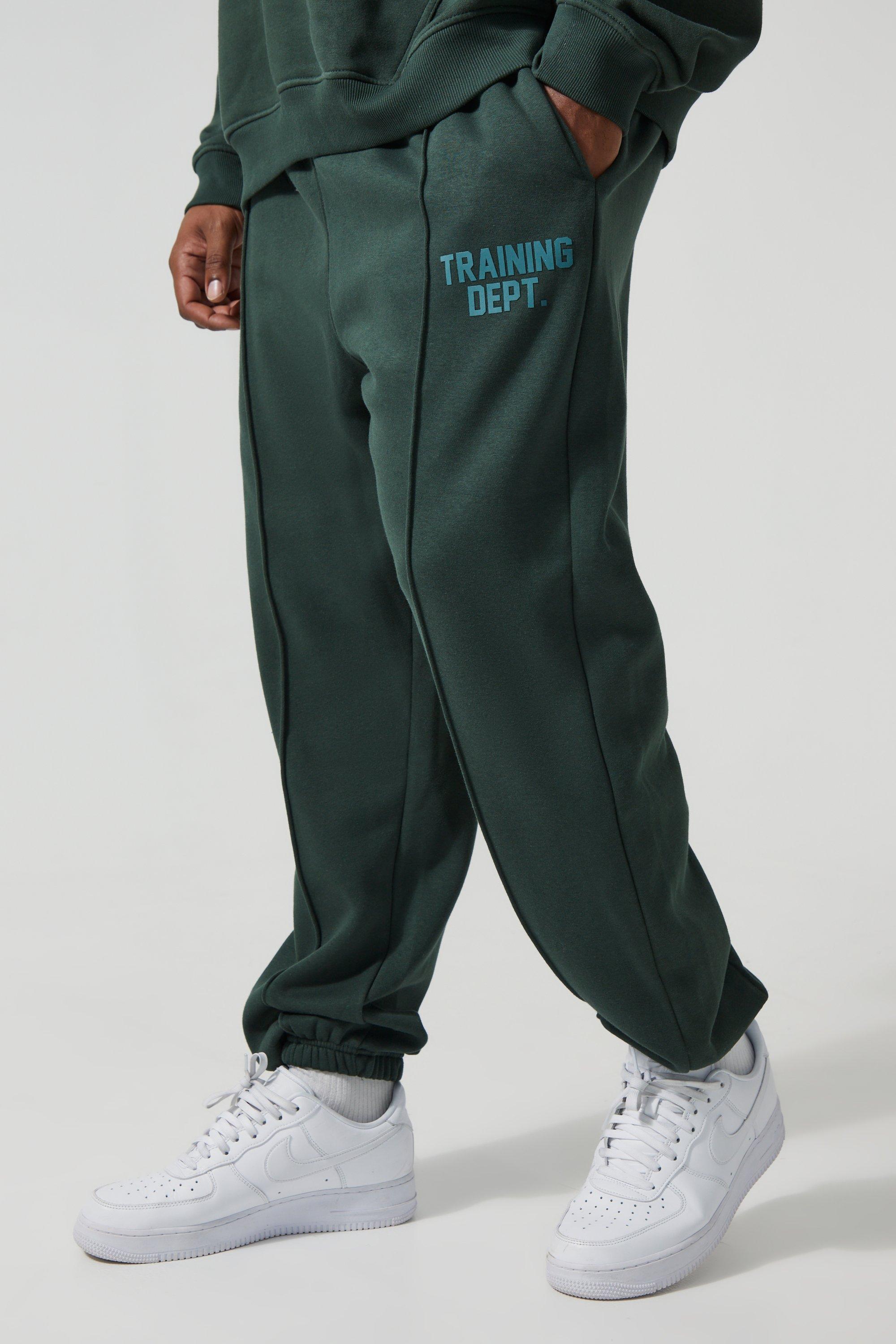 Image of Pantaloni tuta Plus Size Active Training Dept Slim Fit, Verde