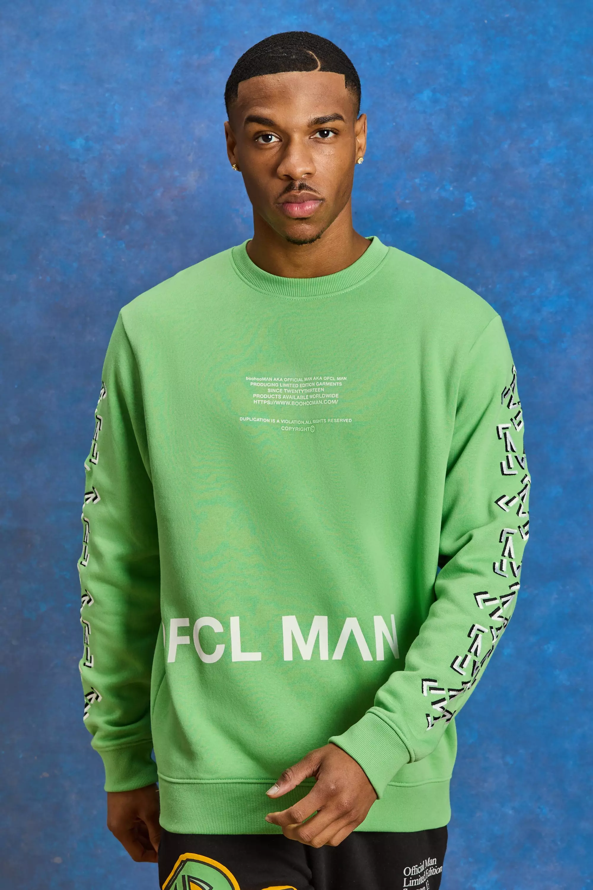 priest Sage Michelangelo oversized graphic crew neck oil Insanity