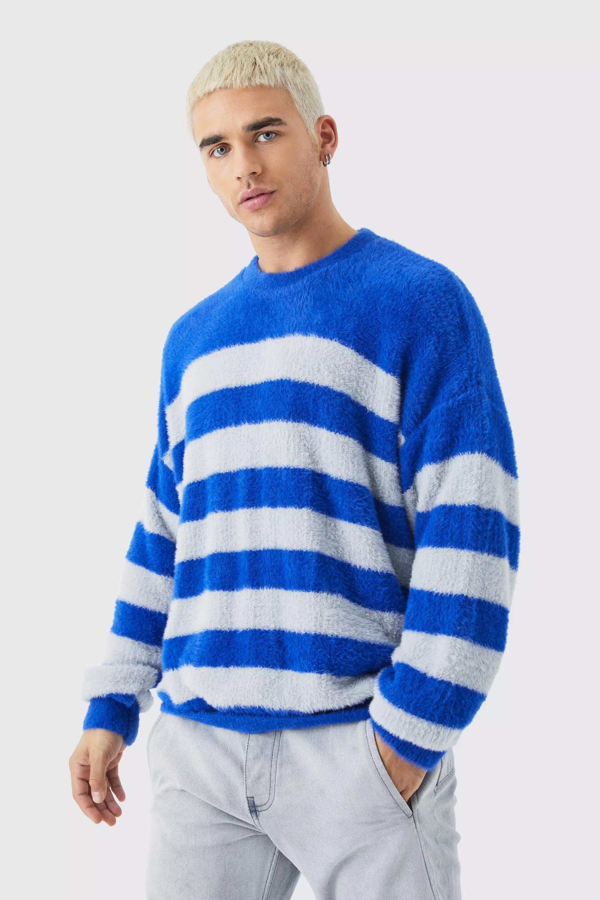 Mens hot sale fluffy jumper