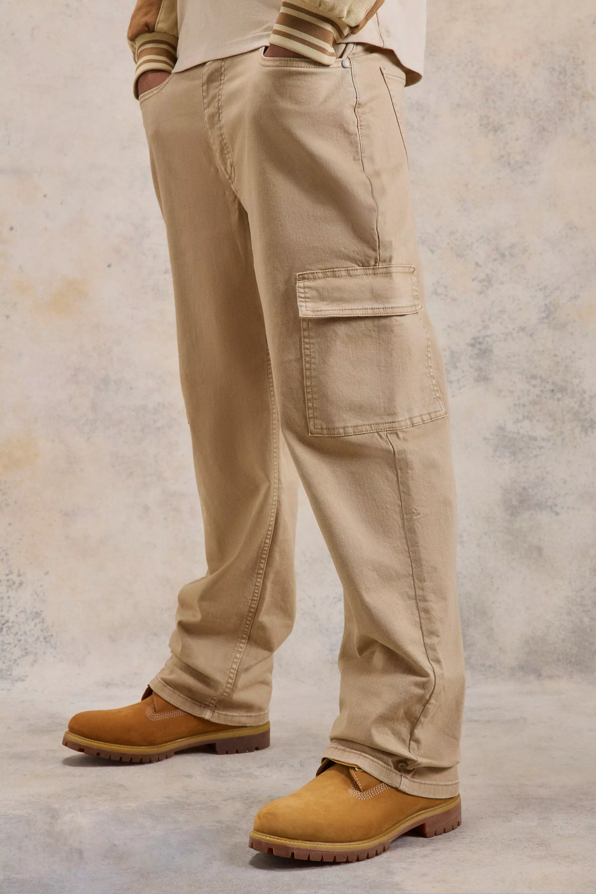 Relaxed Overdye Cargo Pants