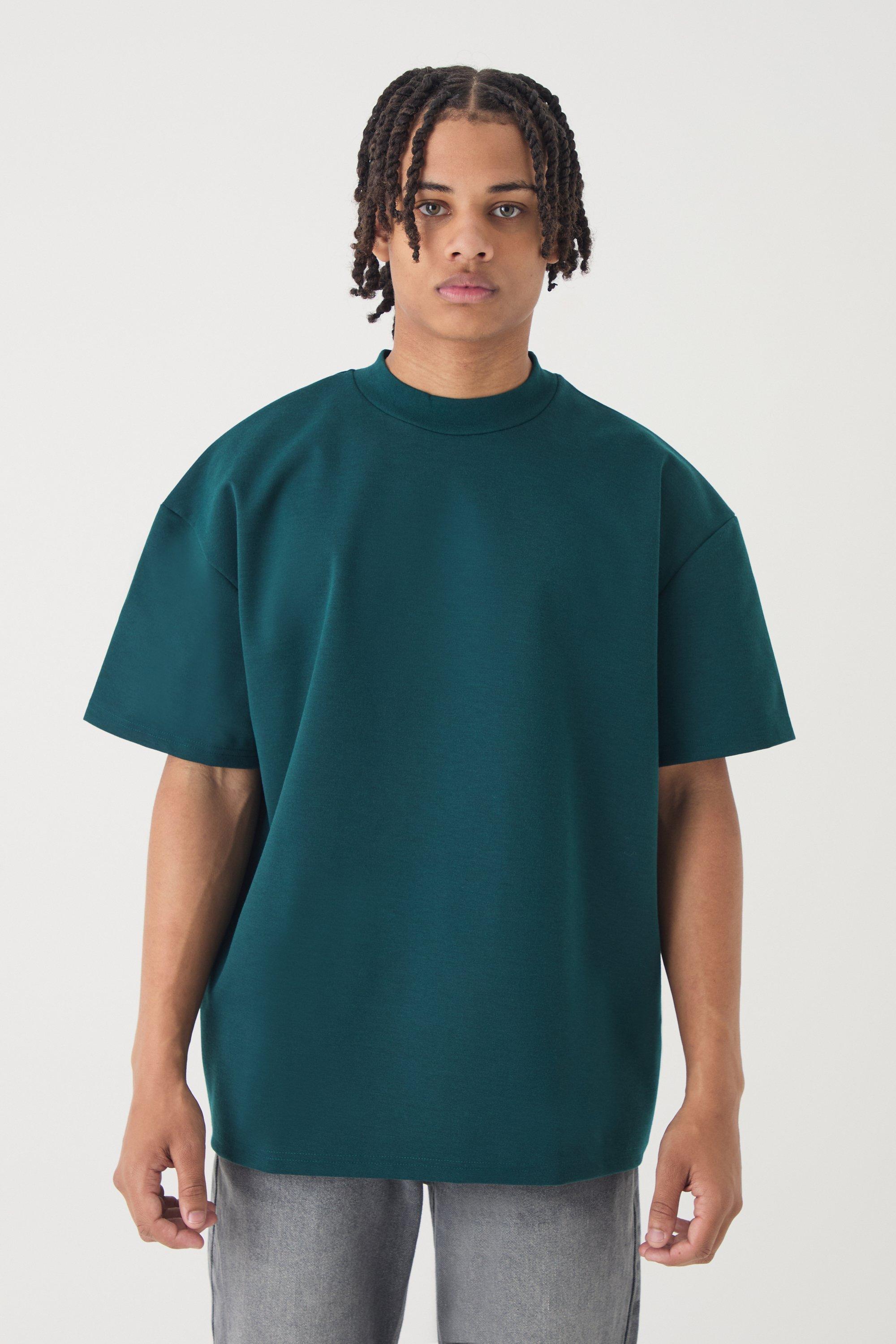 T-shirt oversize Super Heavy Premium, Verde