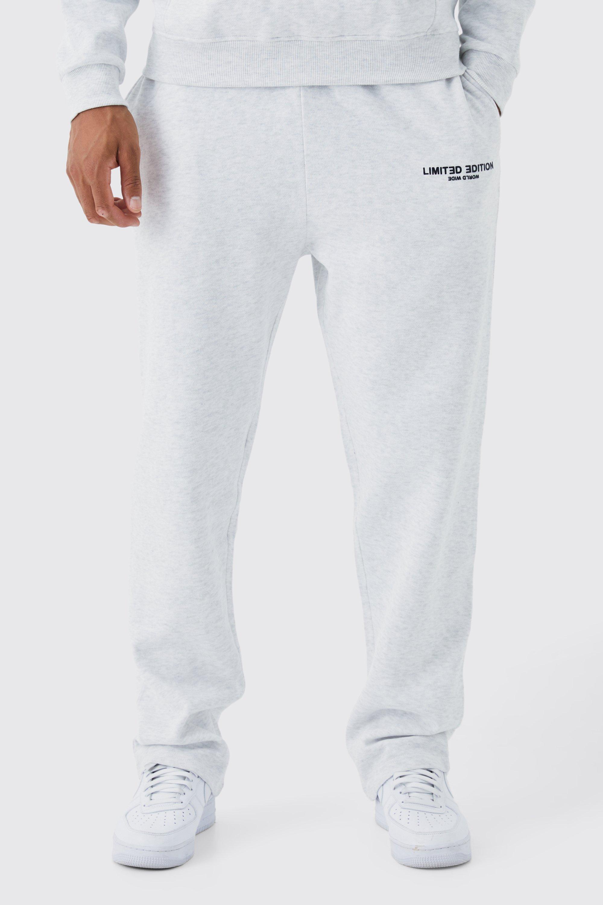 Mens Grey Tall Relaxed Fit Limited Jogger, Grey