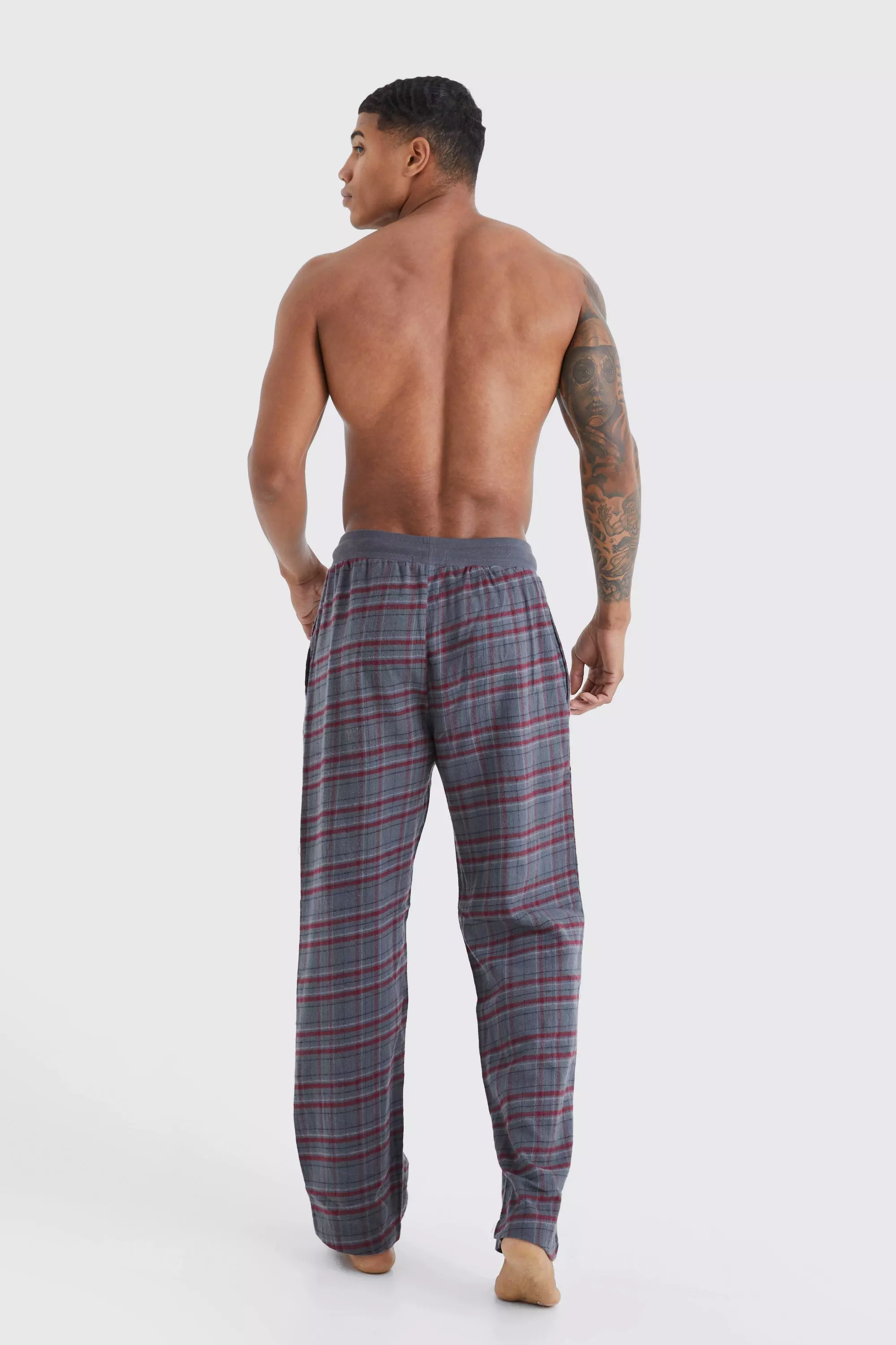 Grey pajama online bottoms