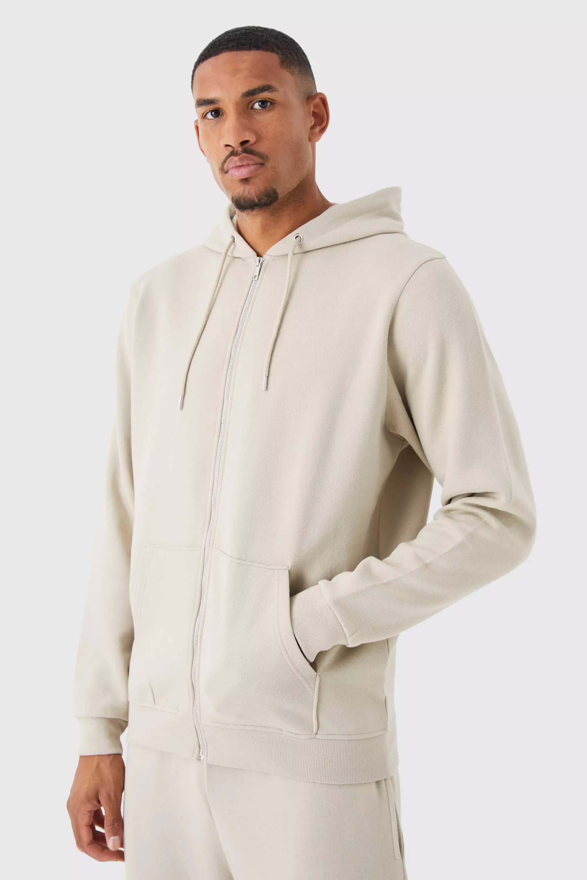 Tall Core Zip Through Hoodie