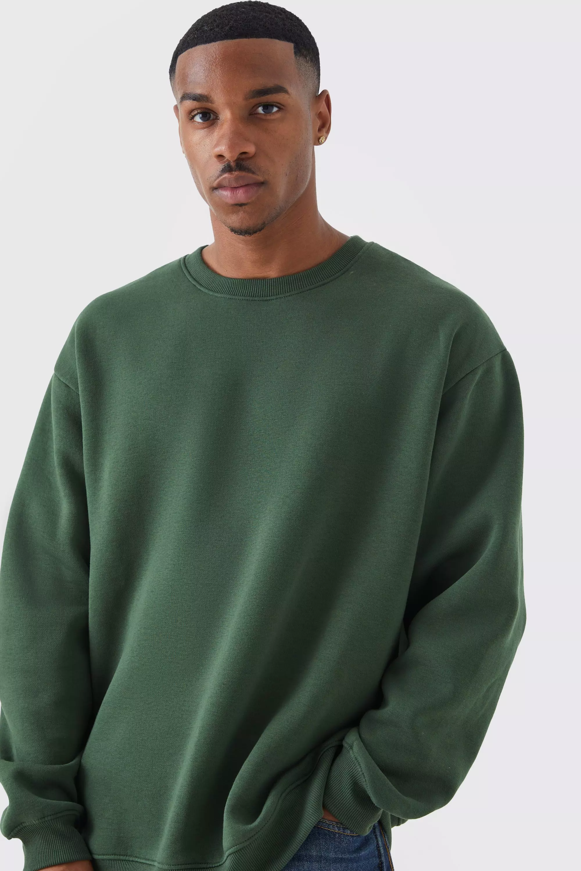 Oversized Crew Neck Sweatshirt