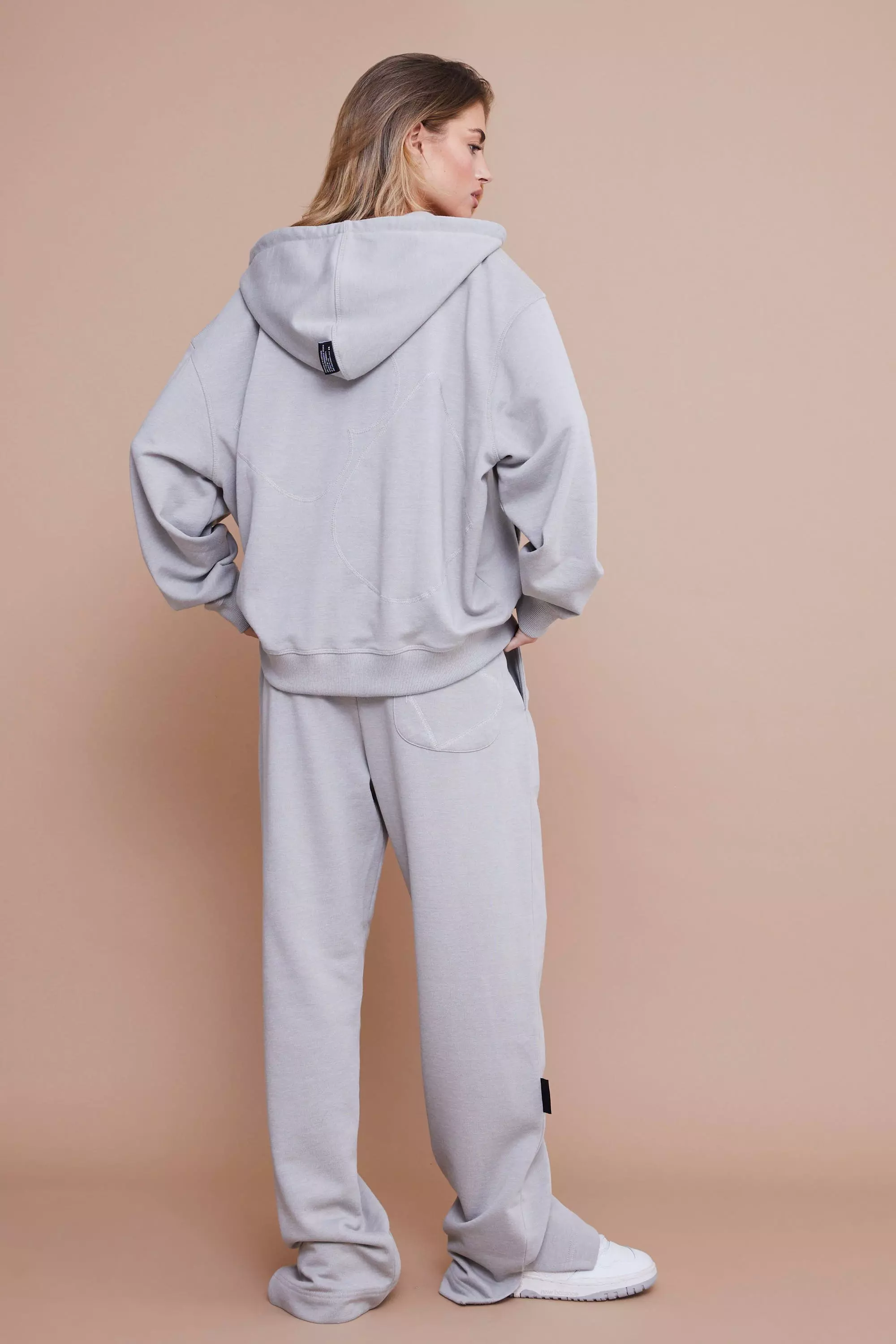 Relaxed Fit Split Hem Heavyweight Sweatpants