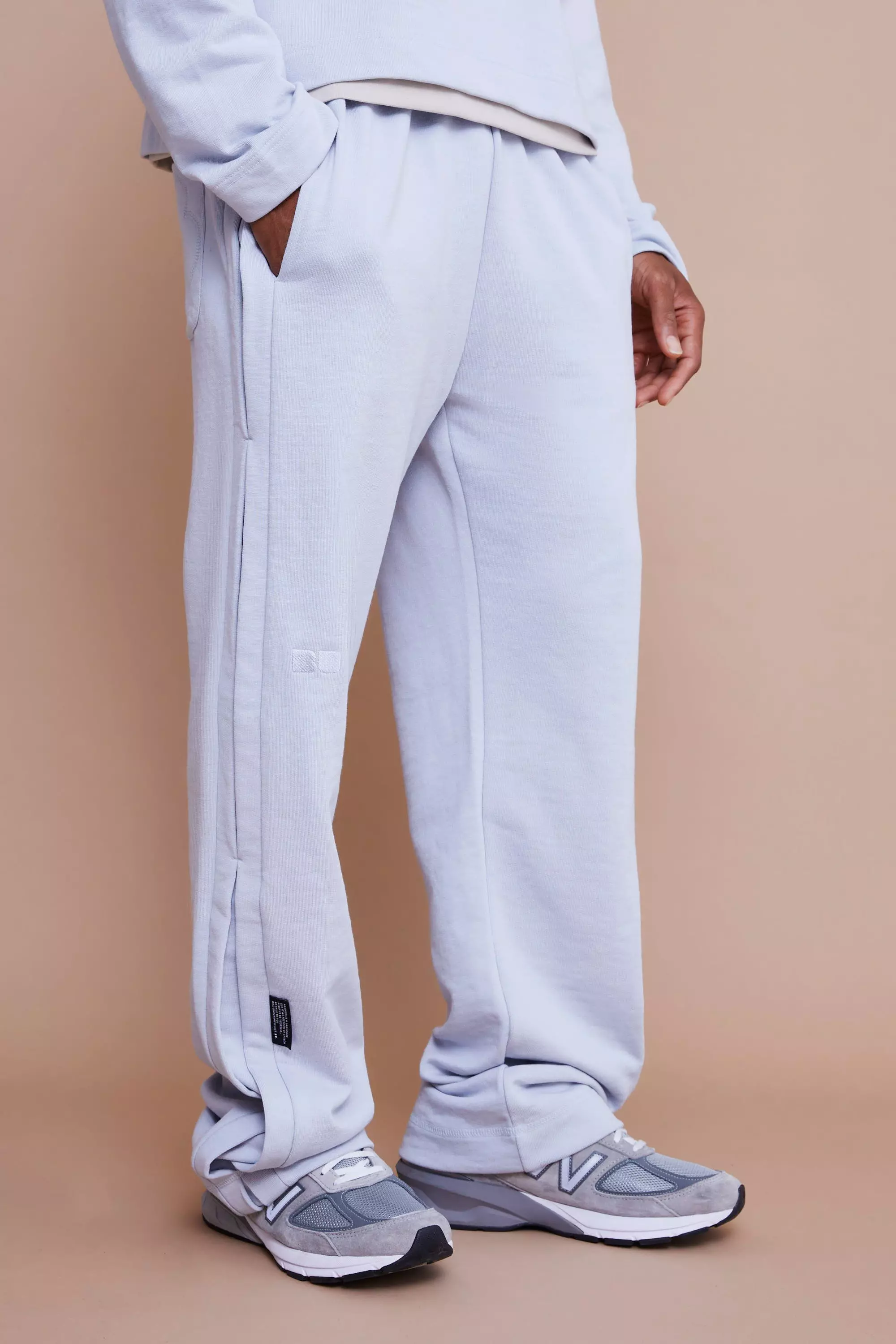 Relaxed Fit Side Pleat Heavyweight Sweatpants