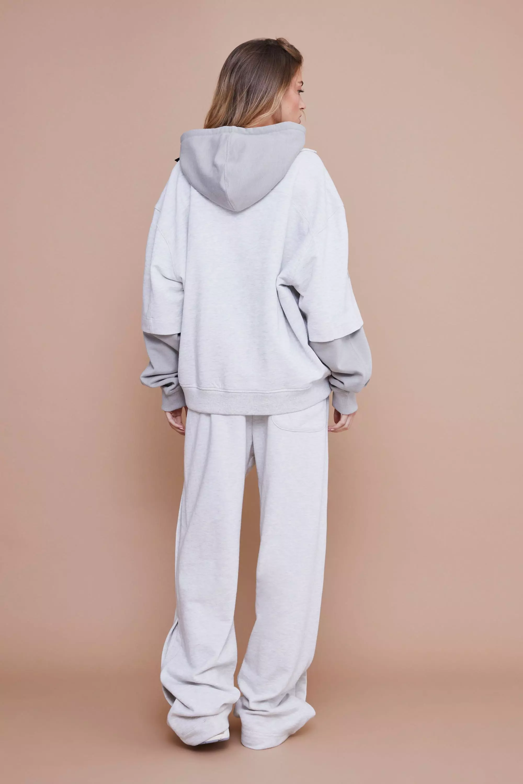 Relaxed Fit Side Pleat Heavyweight Sweatpants
