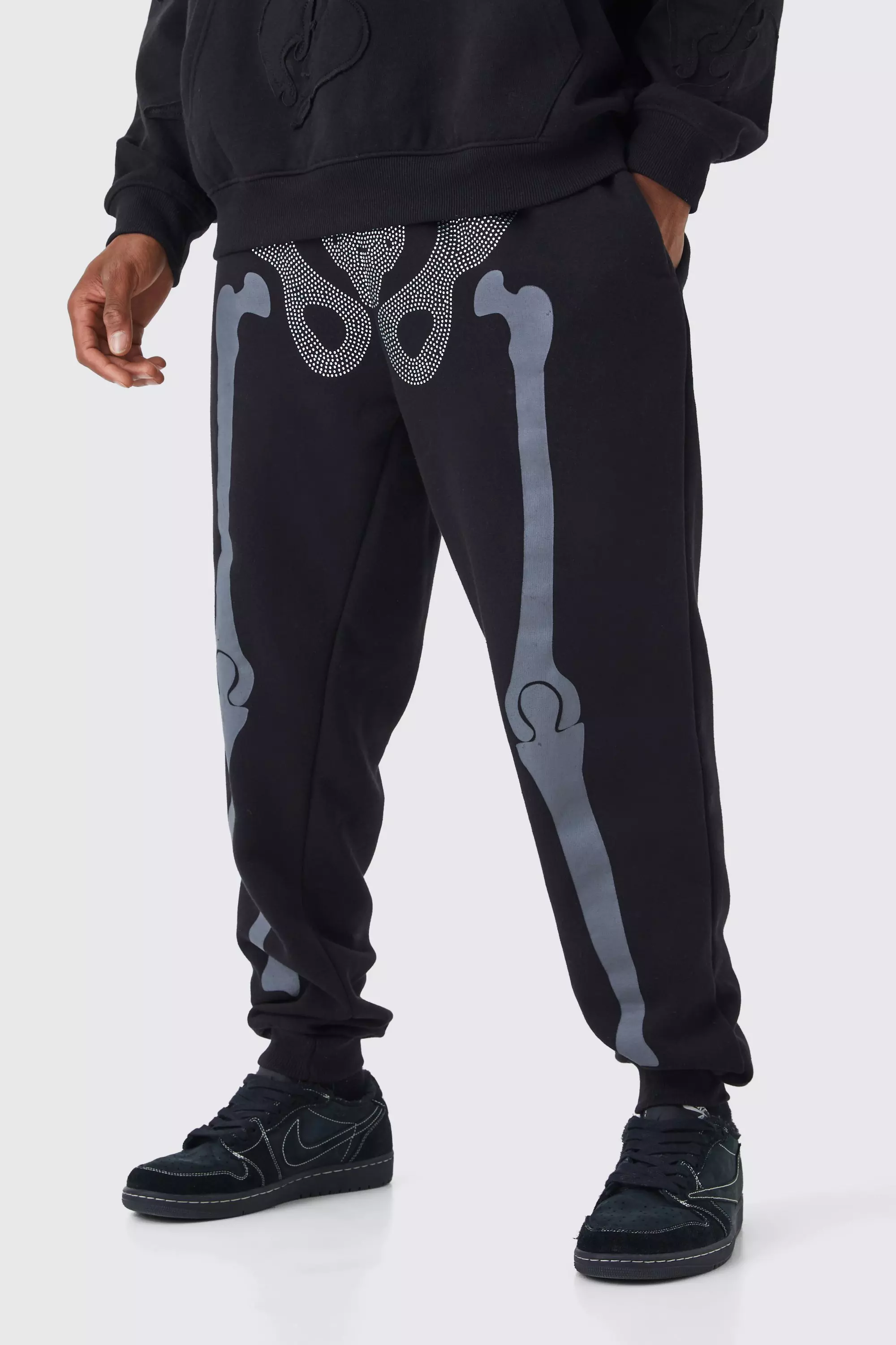 Skeleton joggers best sale