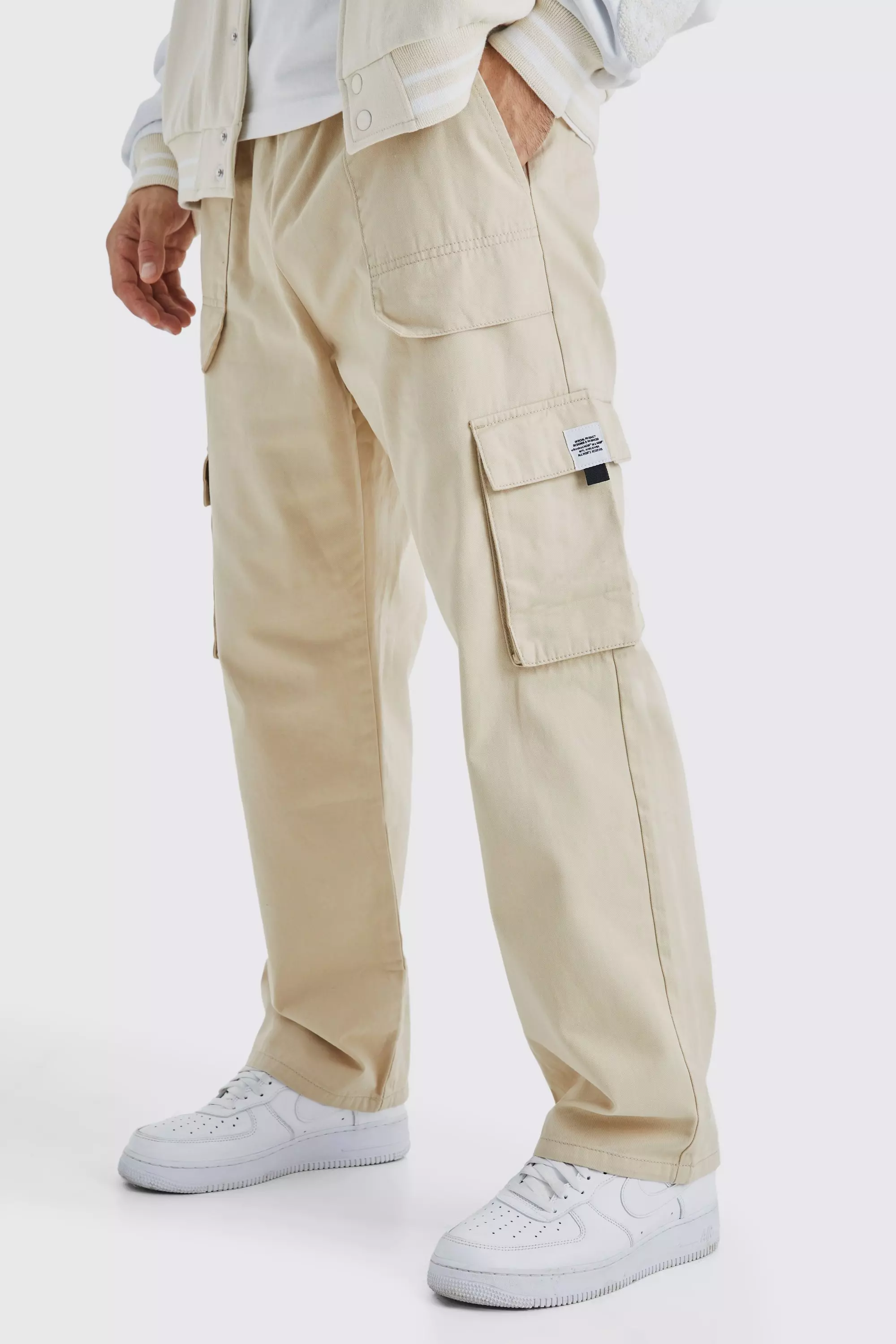 Boohooman cargo online joggers