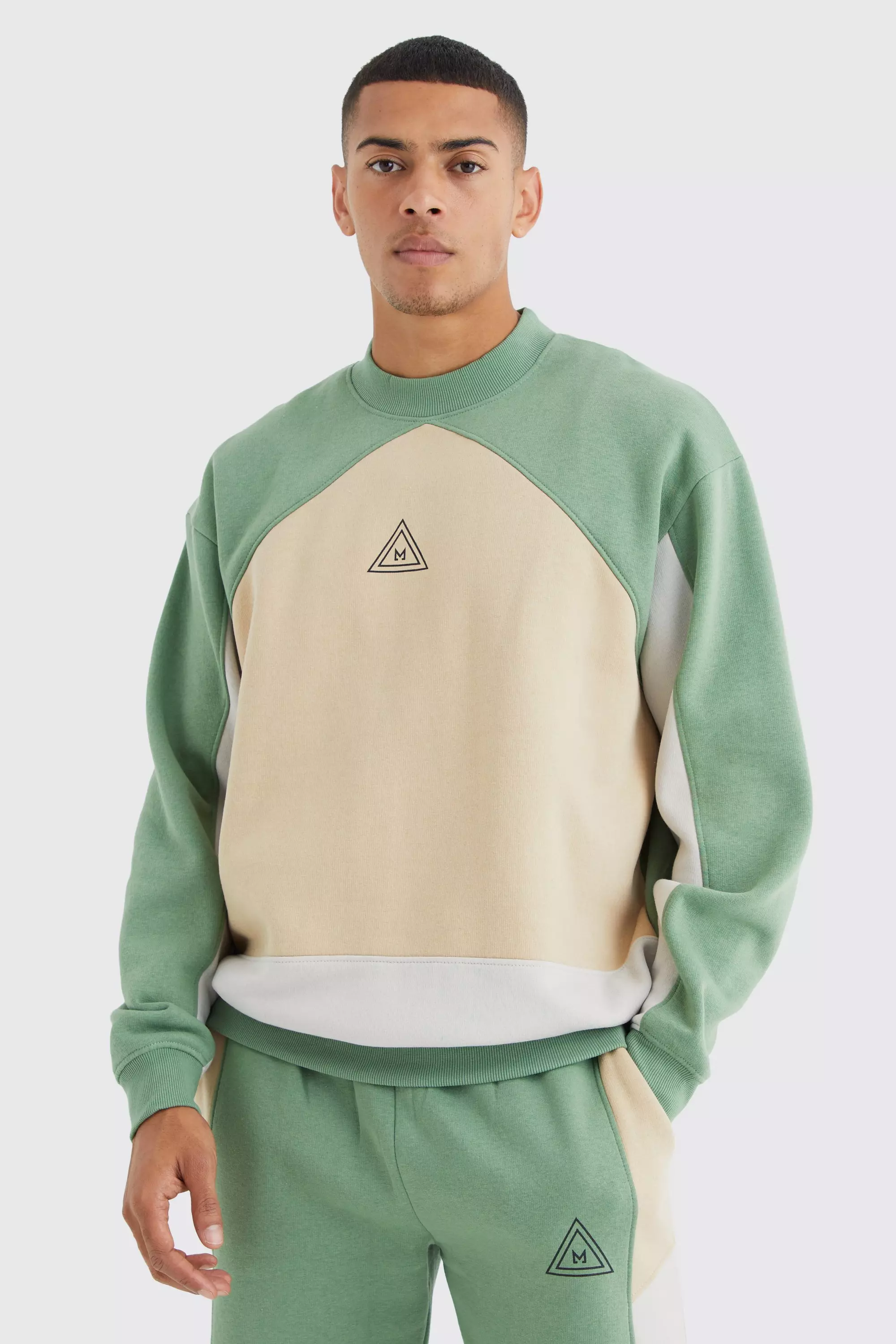 Colour block sweatshirt