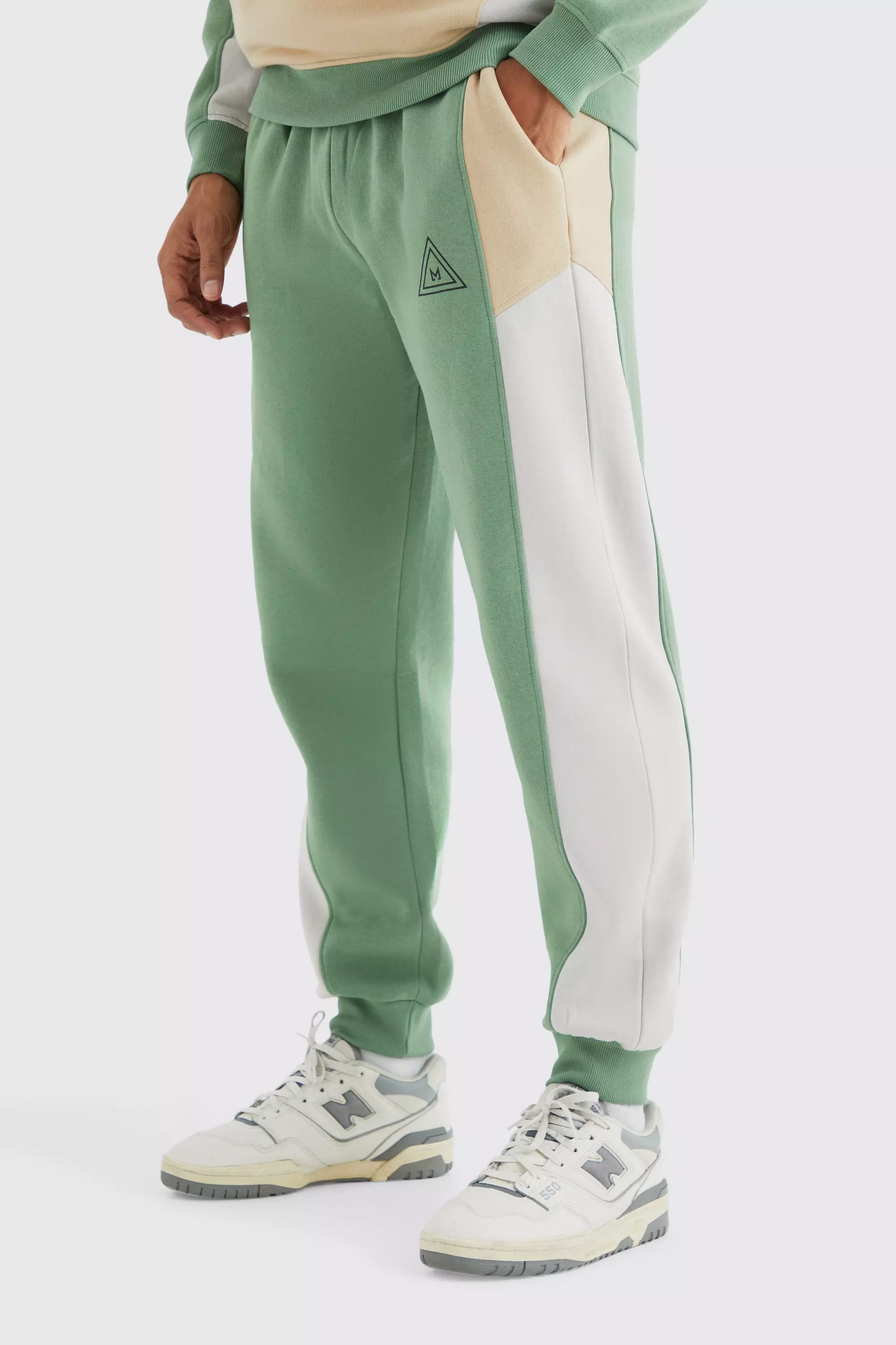 Block colour online joggers