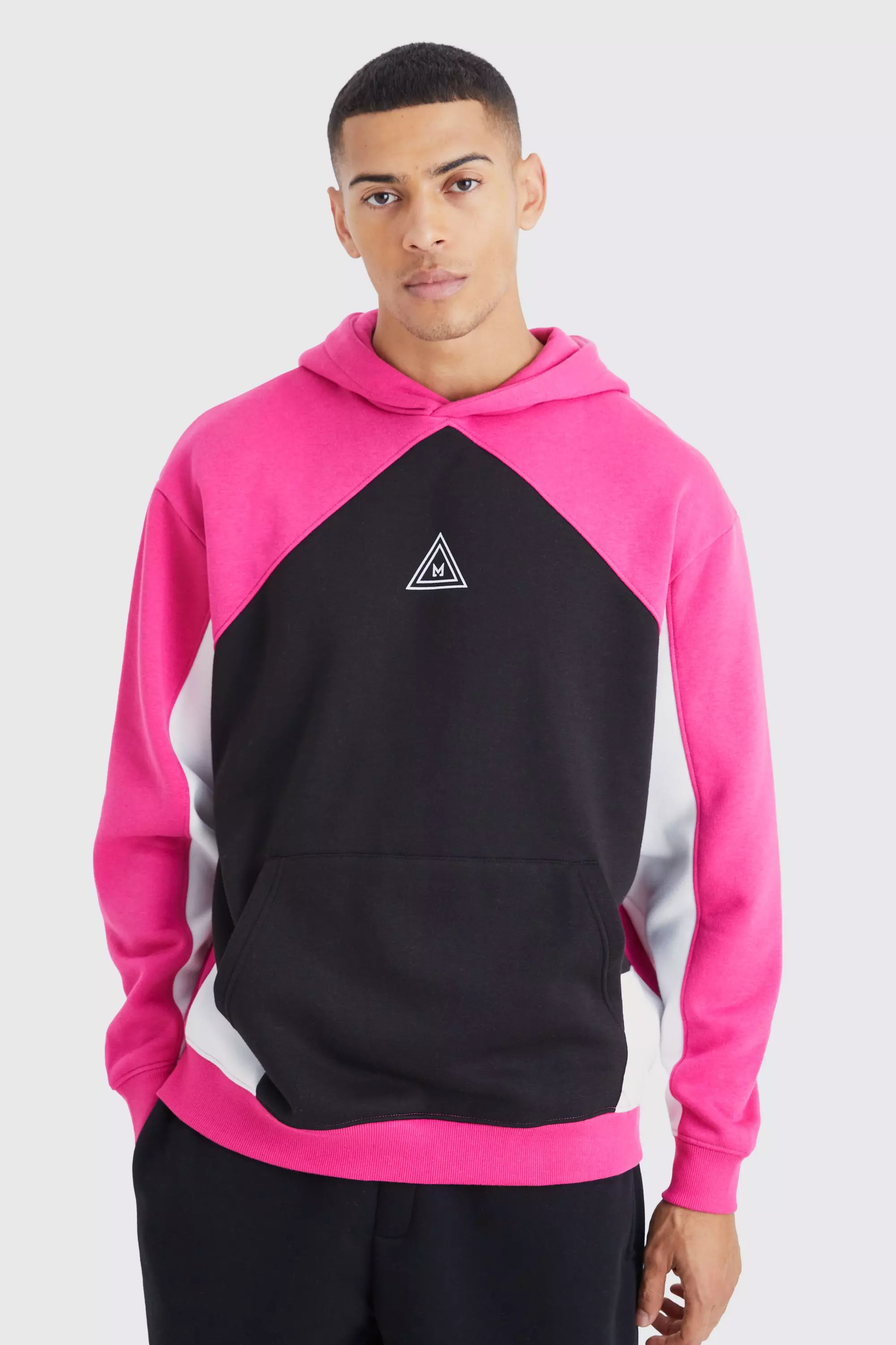 Nike hoodie oversize online color block