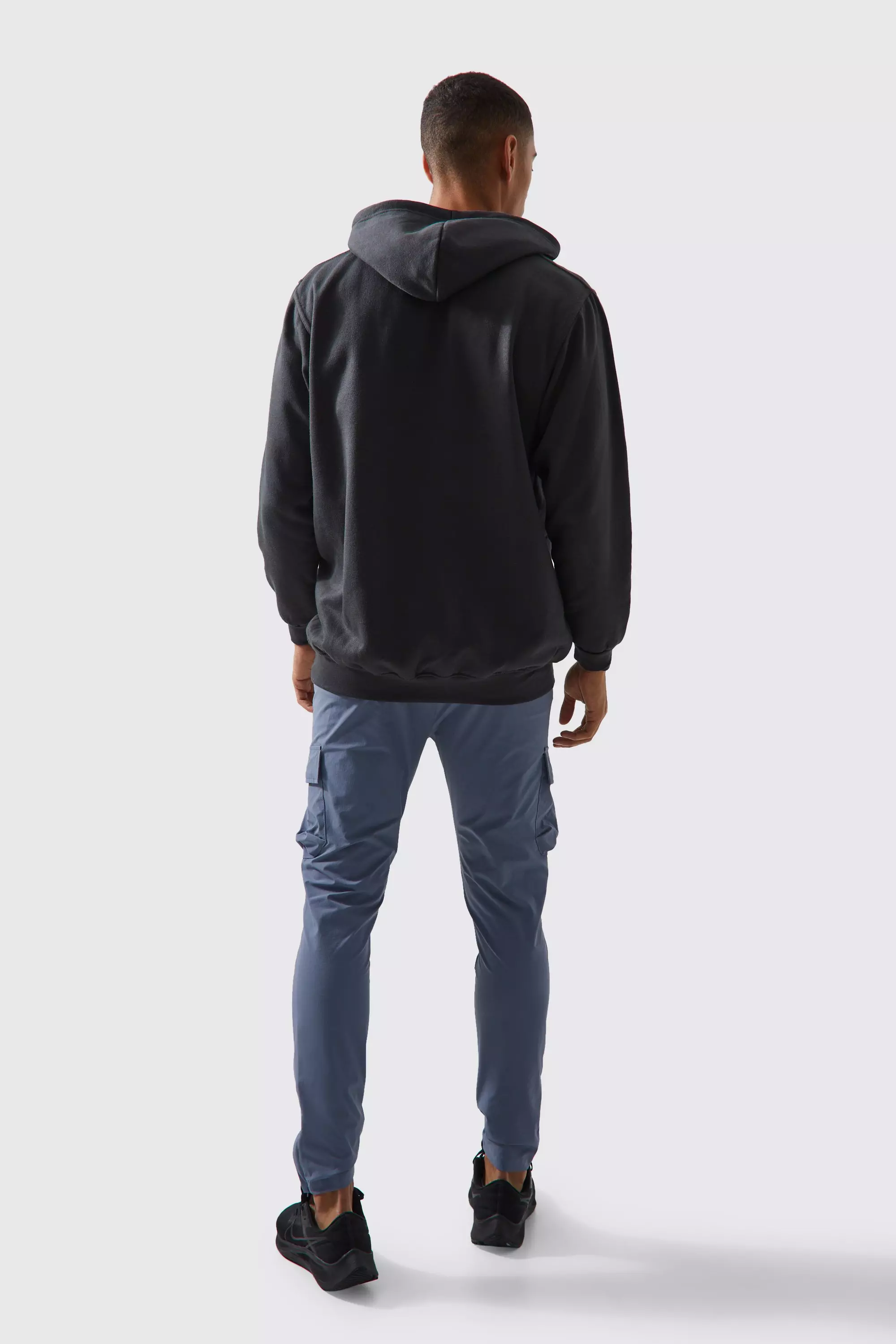 Active Oversized Rise To The Challenge Hoodie boohooMAN USA