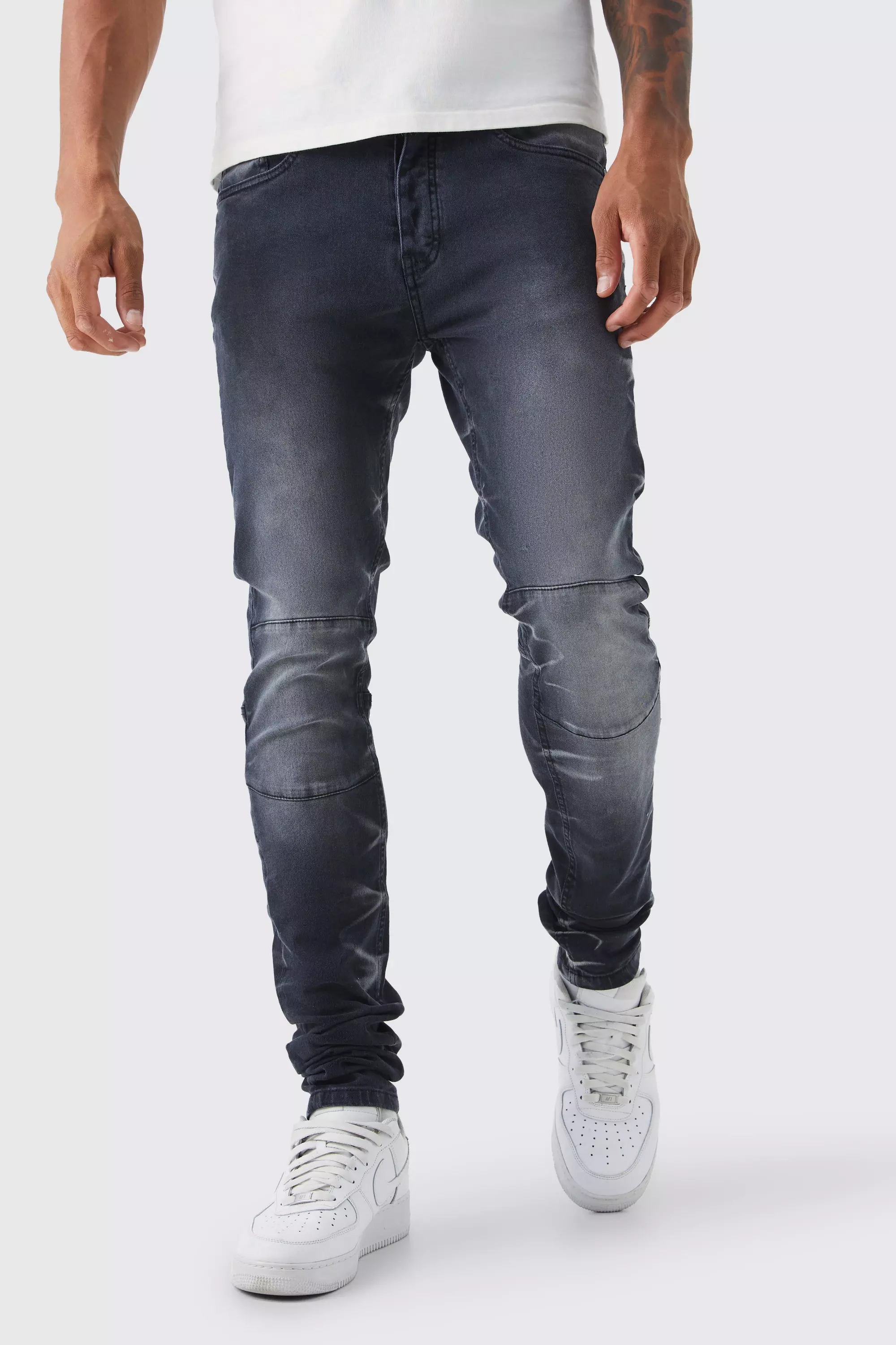 Skinny Stretch Stacked Jeans