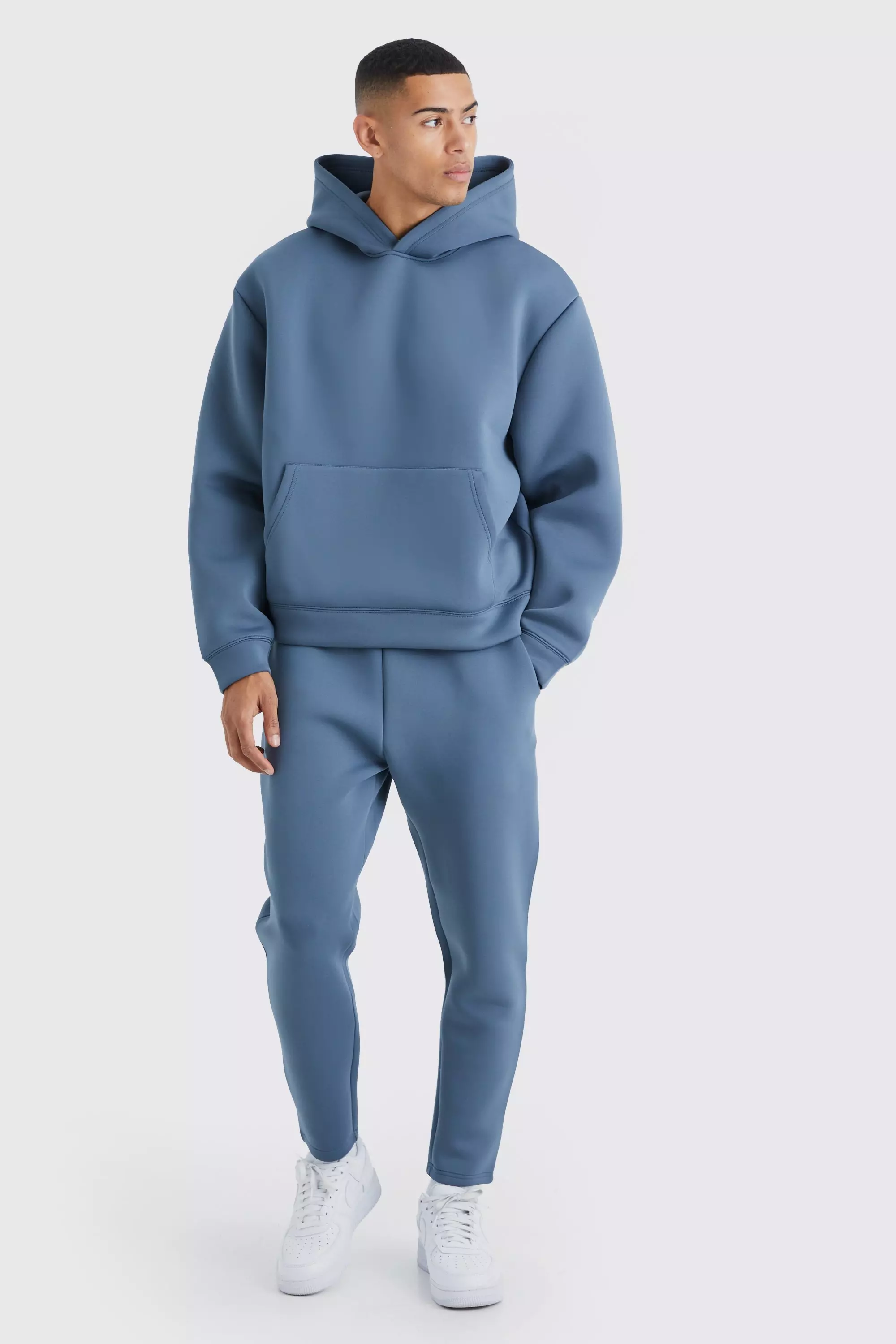 Y2K Survêtement pour homme avec sweat à capuche et pantalon de sport et  pantalon de sport, bleu, S : : Mode