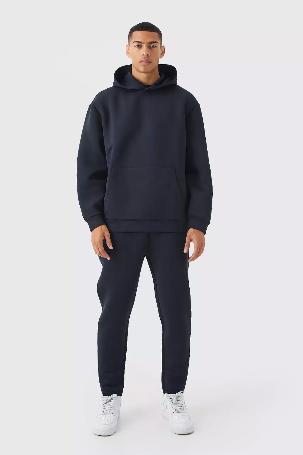 Oversized Bonded Scuba Hooded Tracksuit